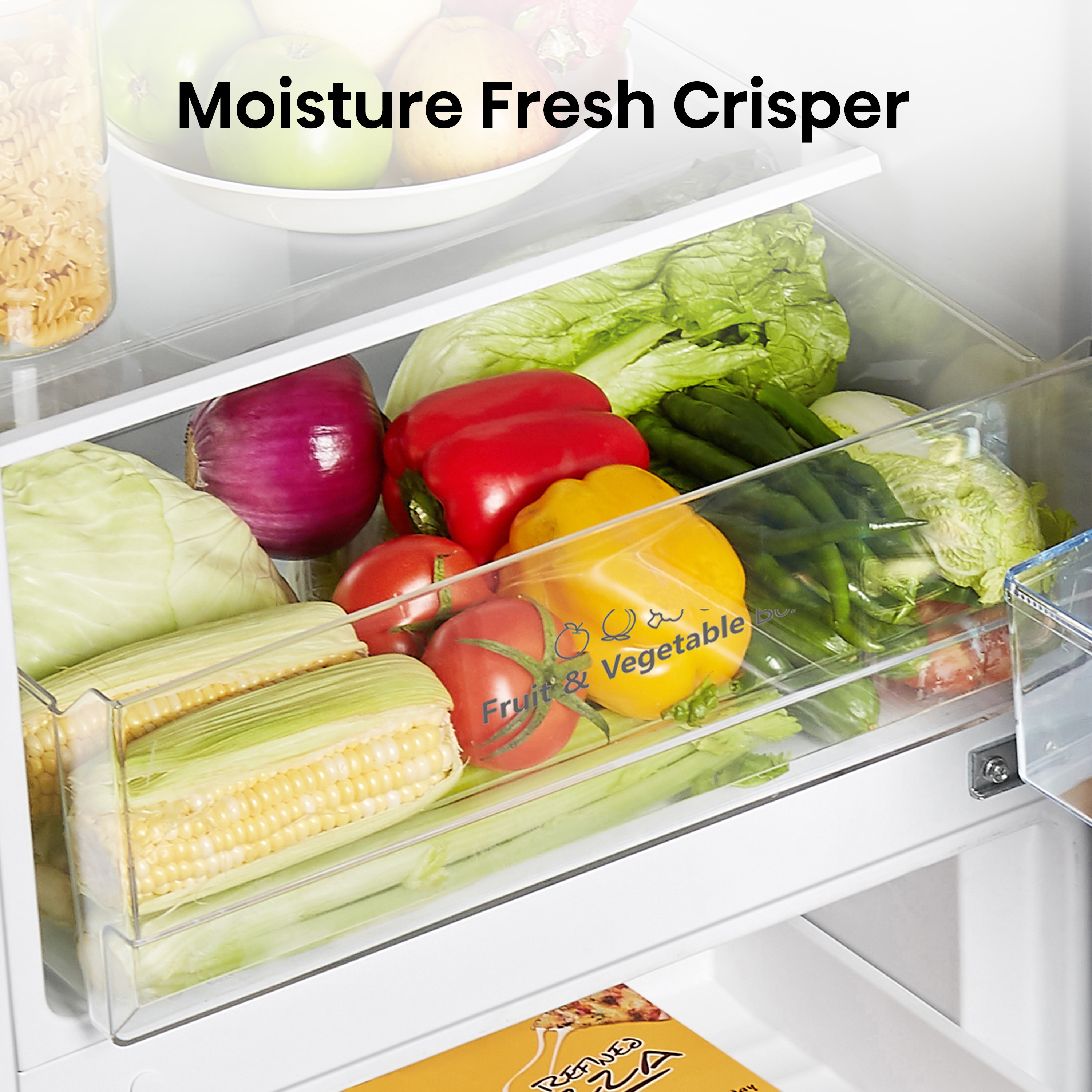 Hisense RB327N4BBE 55cm 50/50 Total No Frost Fridge Freezer - Black Steel thumbnail image