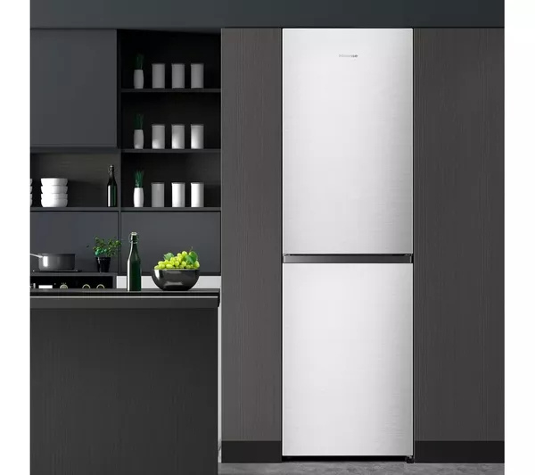 Hisense RB327N4BCE 50/50 Total No Frost Fridge Freezer - Stainless Steel thumbnail image