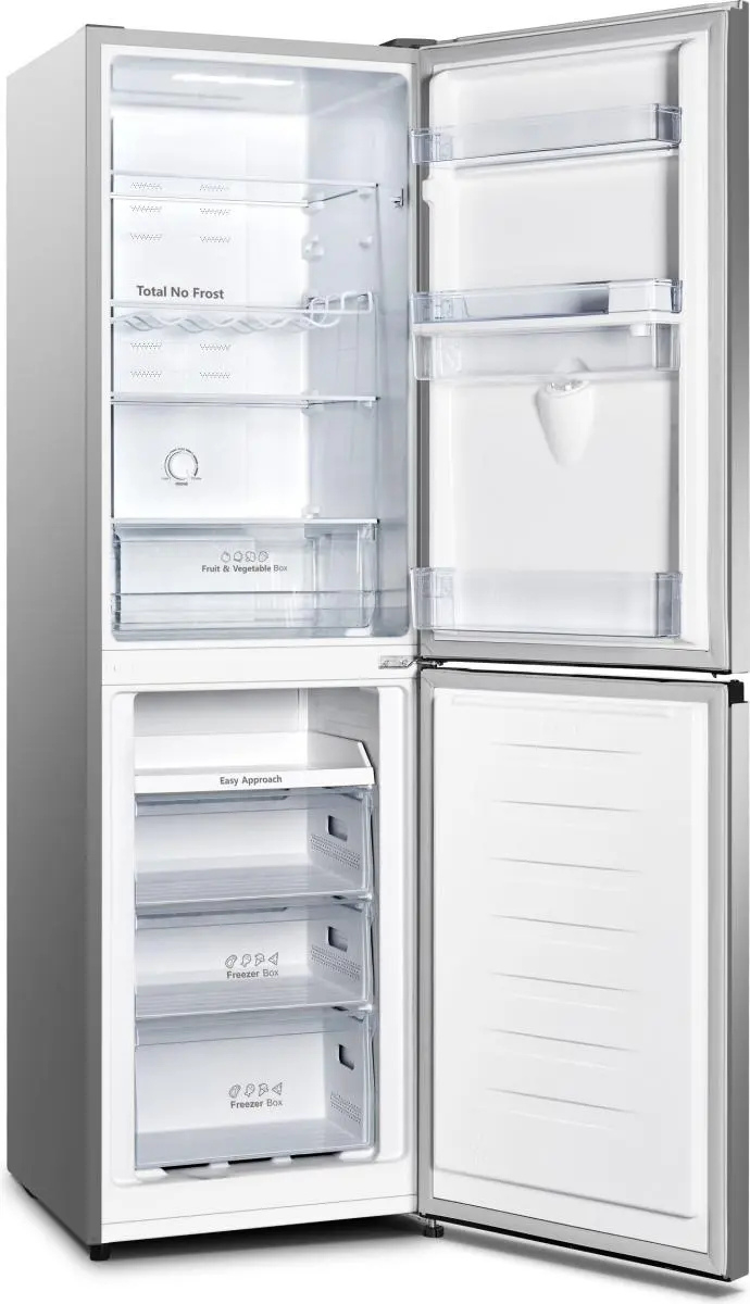Hisense RB327N4WCE 50/50 Total No Frost Fridge Freezer - Stainless Steel thumbnail image