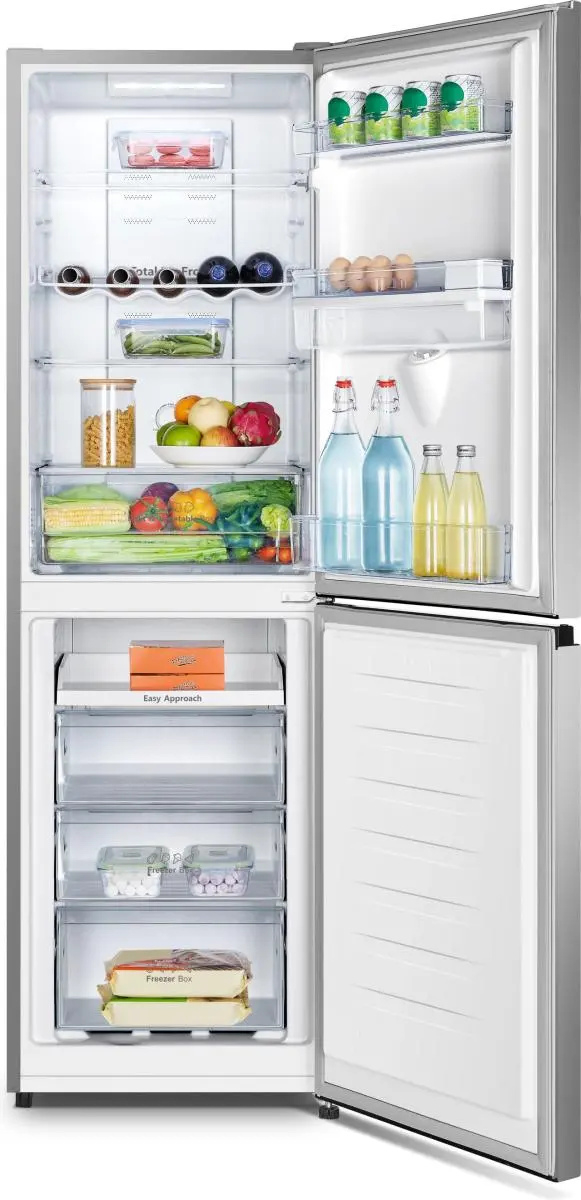 Hisense RB327N4WCE 50/50 Total No Frost Fridge Freezer - Stainless Steel thumbnail image