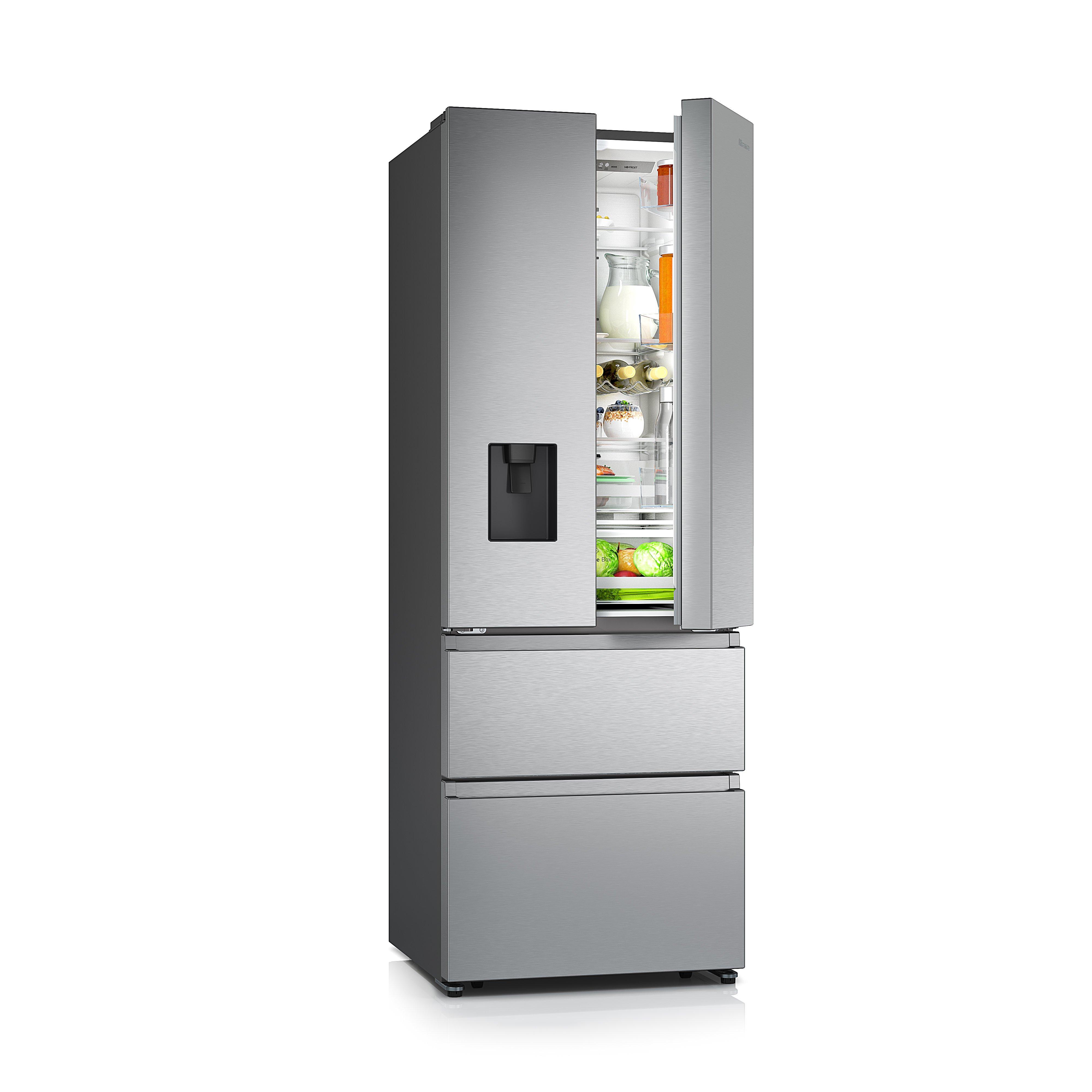 Hisense RF632N4WIE 70.4cm 60/40 Frost Free American Fridge Freezer - Stainless Steel thumbnail image