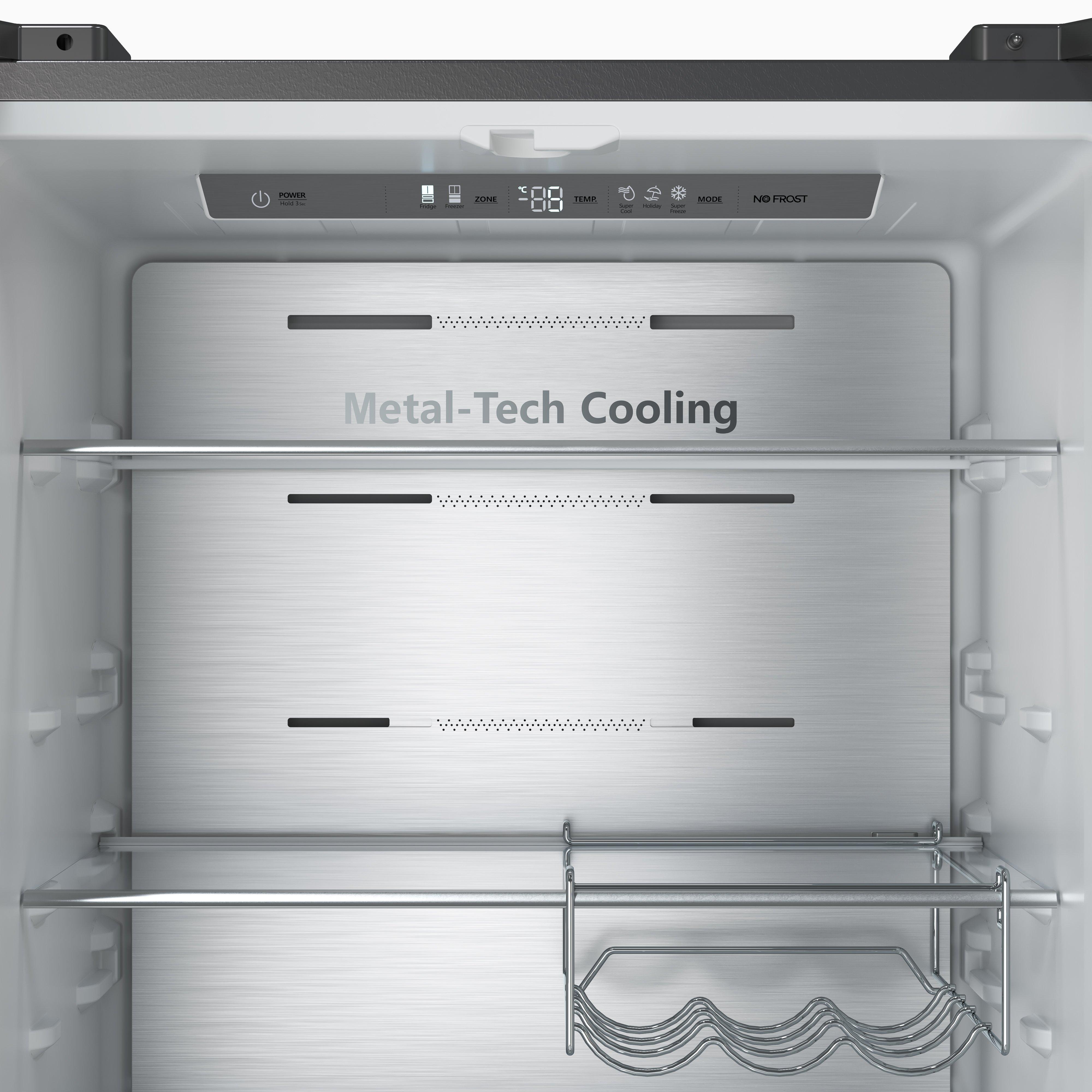 Hisense RF632N4WIE 70.4cm 60/40 Frost Free American Fridge Freezer - Stainless Steel thumbnail image