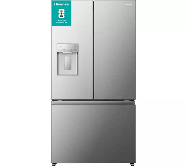 Hisense RF815N4SESE Total No Frost Plumbed American Fridge Freezer - Silver thumbnail image