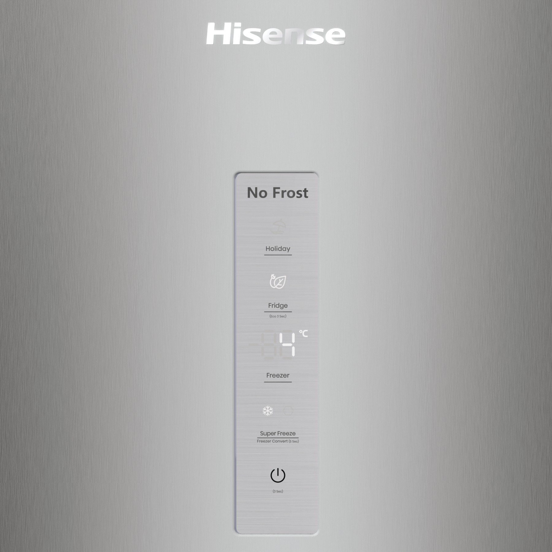 Hisense RM469N4ACDUK 60cm 60/40  Frost Free Fridge Freezer - Stainless Steel thumbnail image