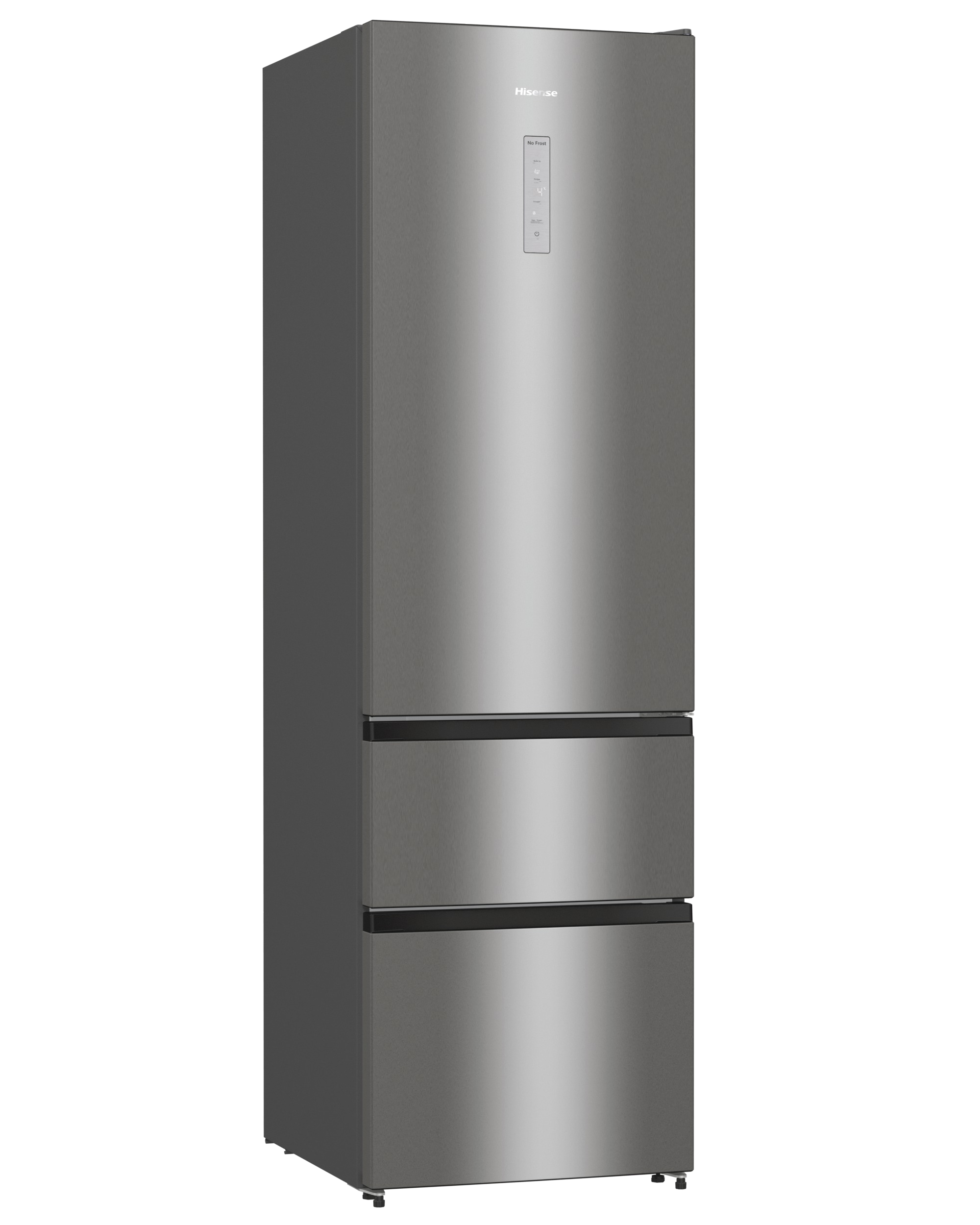 Hisense RM469N4ACDUK 60cm 60/40  Frost Free Fridge Freezer - Stainless Steel thumbnail image