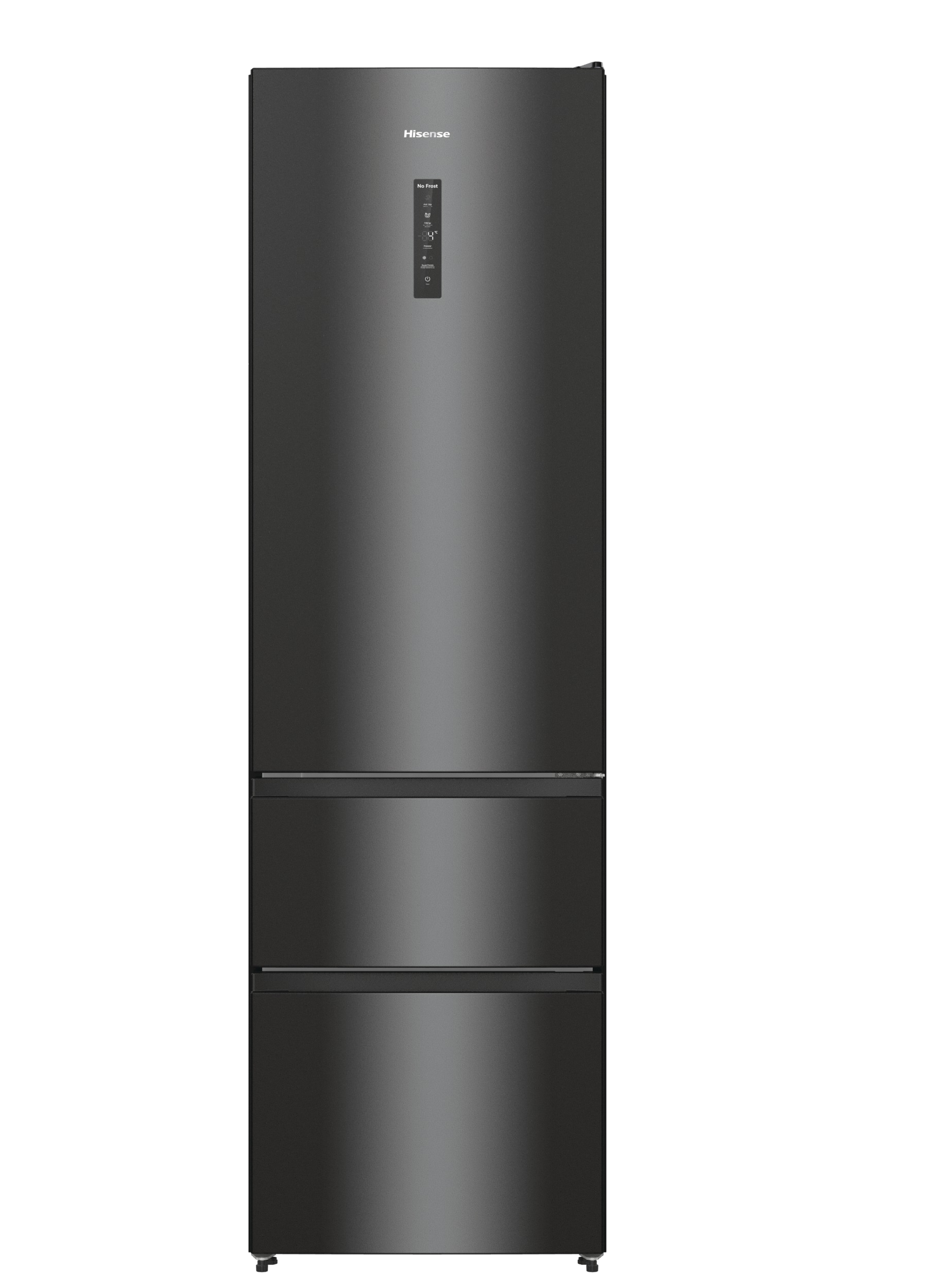 Hisense RM469N4AFDUK 60cm 60/40 Frost Free Fridge Freezer - Black thumbnail image