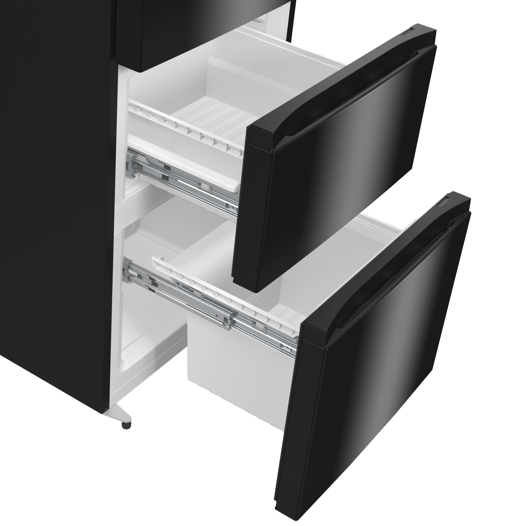 Hisense RM469N4AFDUK 60cm 60/40 Frost Free Fridge Freezer - Black thumbnail image