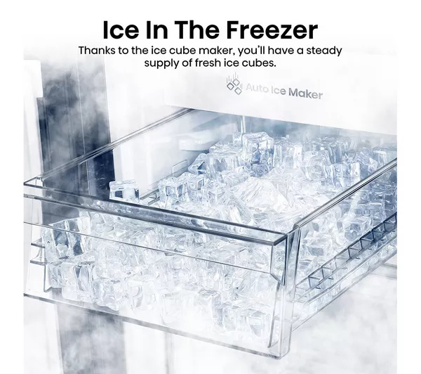 Hisense RQ5P470SYFD Total No Frost American Fridge Freezer - Black thumbnail image
