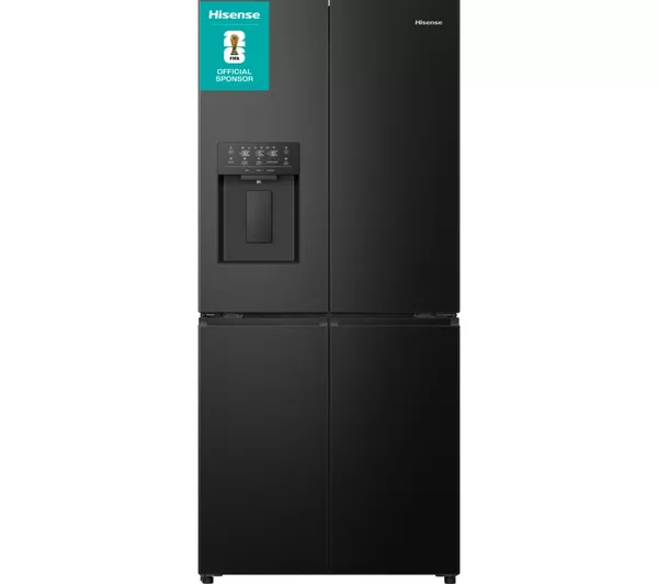 Hisense RQ5P470SYFD Total No Frost American Fridge Freezer - Black thumbnail image