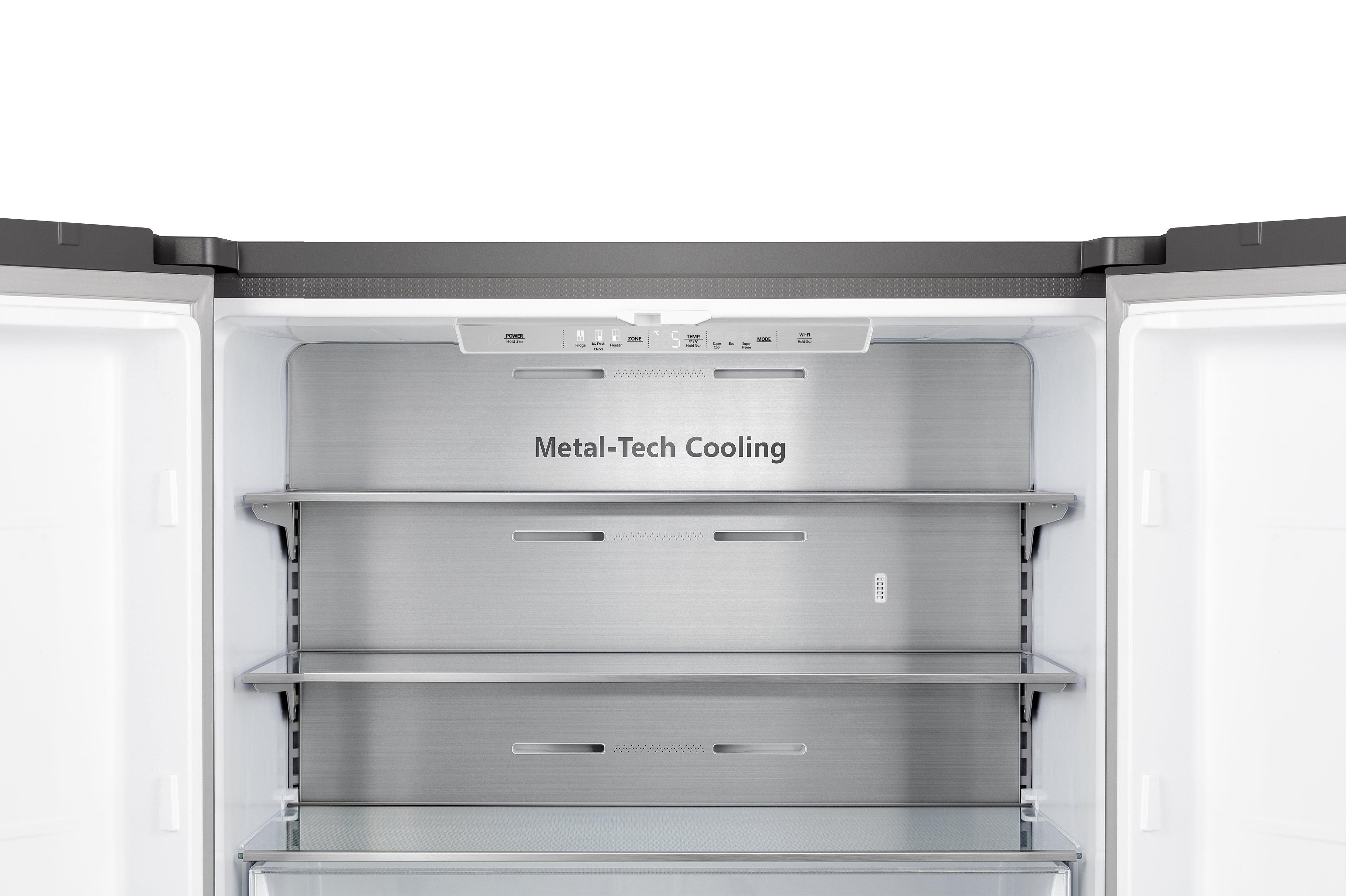 Hisense RQ758N4SASE 91.4cm 60/40 PureFlat Smart Frost Free Fridge Freezer - Stainless Steel thumbnail image