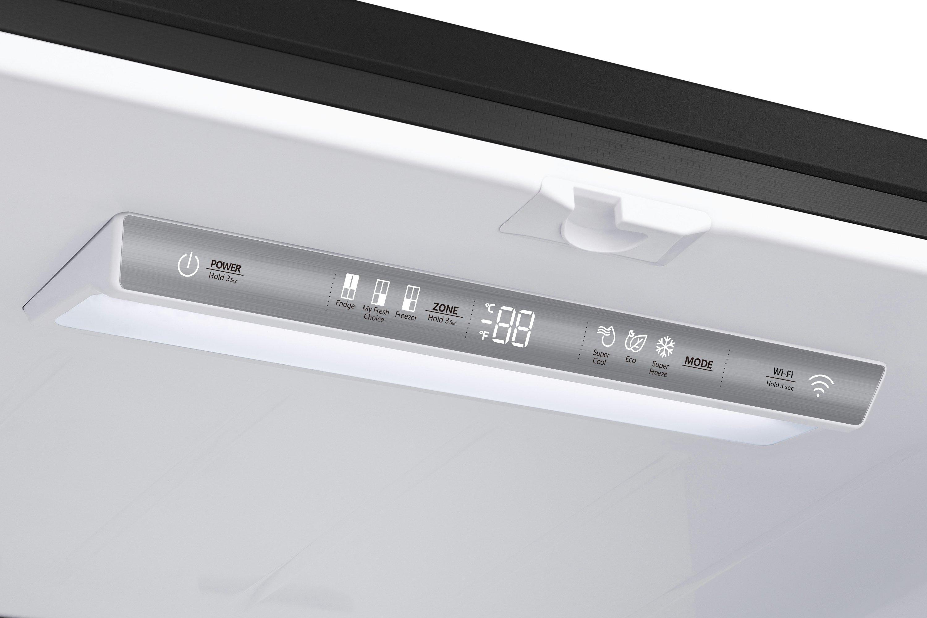 Hisense RQ758N4SWFE 91.4cm 50/50 PureFlat Smart Frost Free Fridge Freezer - Black Stainless Steel thumbnail image