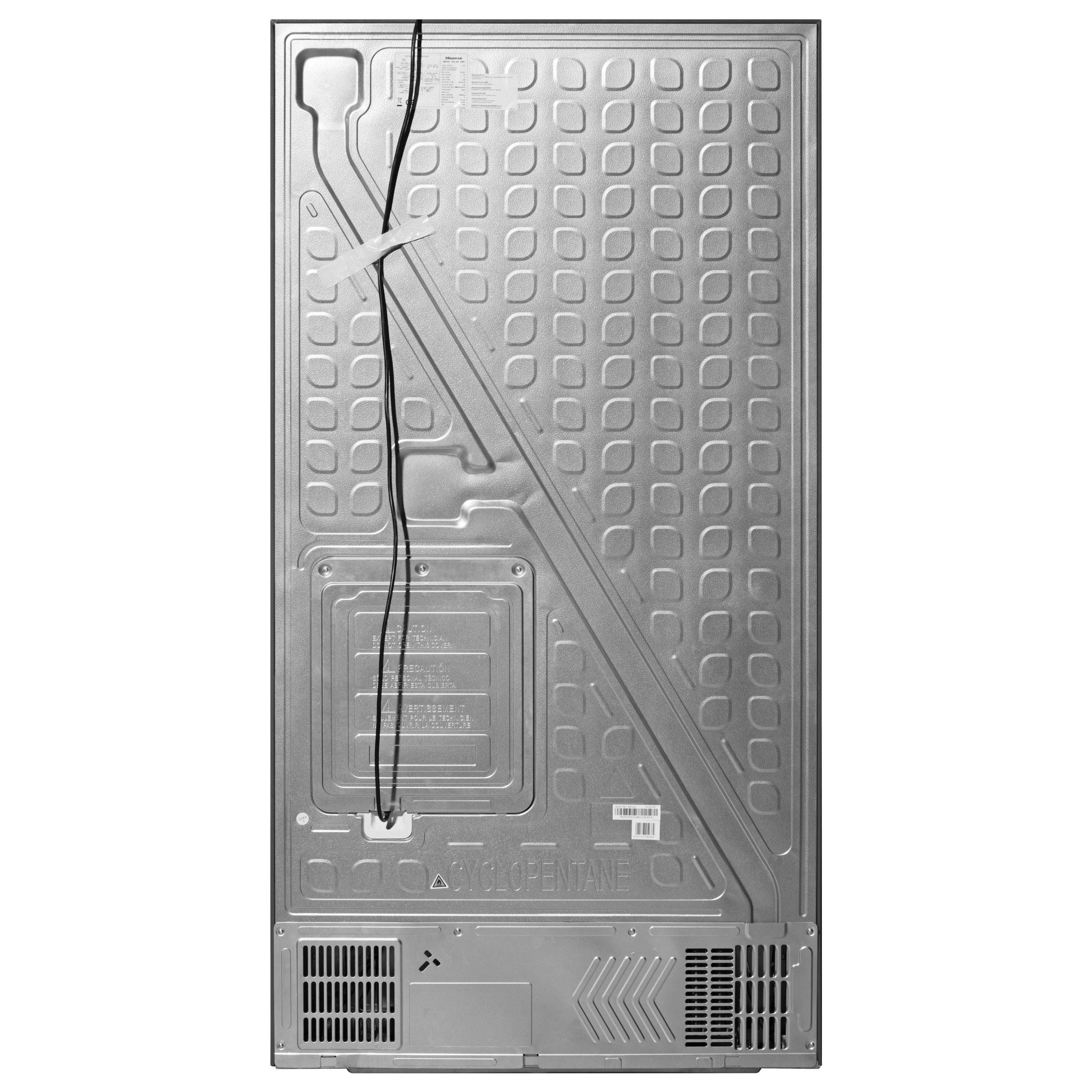 Hisense RQ758N4SWFE 91.4cm 50/50 PureFlat Smart Frost Free Fridge Freezer - Black Stainless Steel thumbnail image