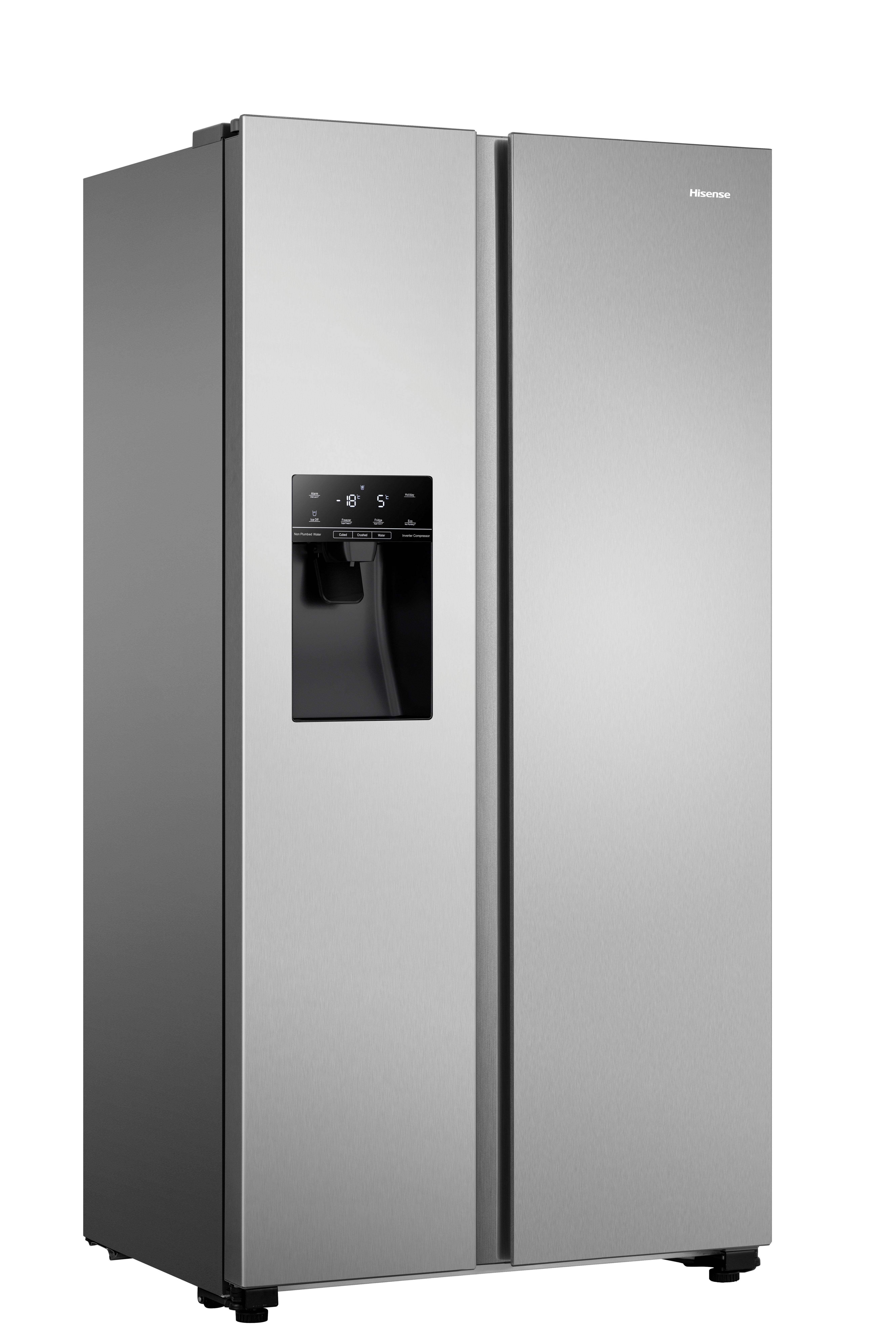 Hisense RS694N4TIE 91cm 70/30 Frost Free American Fridge Freezer - Stainless Steel thumbnail image