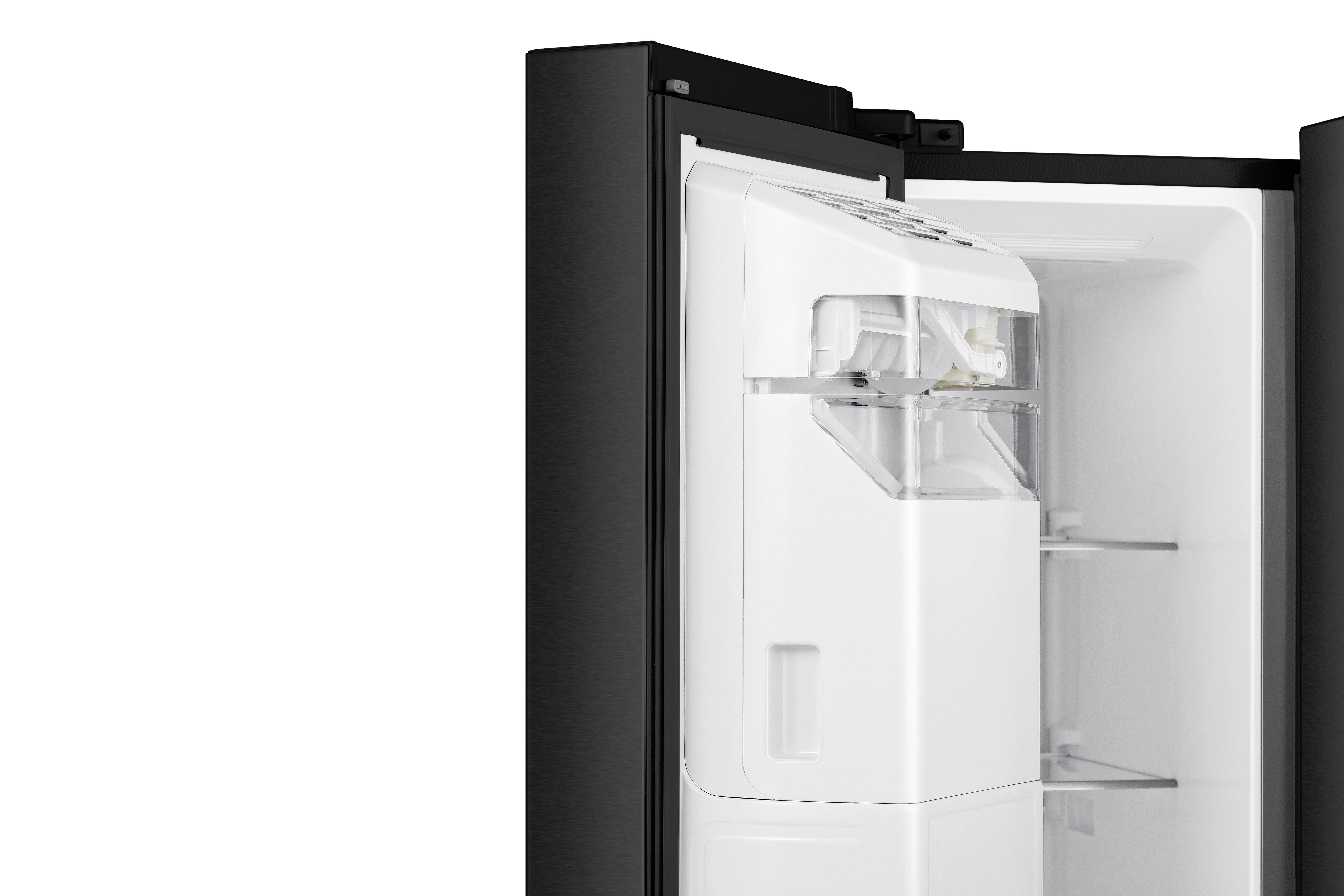 Hisense RS818N4IFE 91cm 50/50 Frost Free American Fridge Freezer - Black Stainless Steel thumbnail image