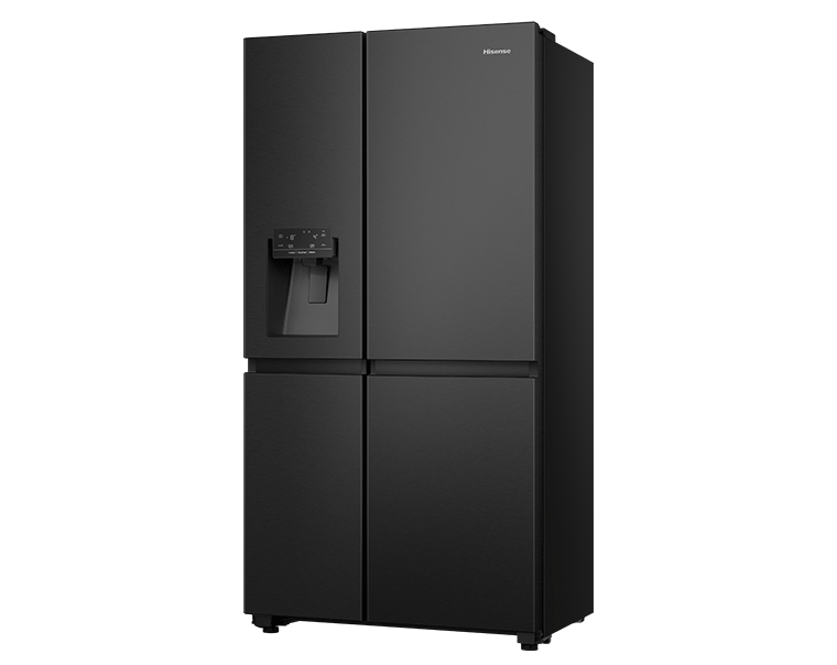 Hisense RS818N4IFE 91cm 50/50 Frost Free American Fridge Freezer - Black Stainless Steel thumbnail image