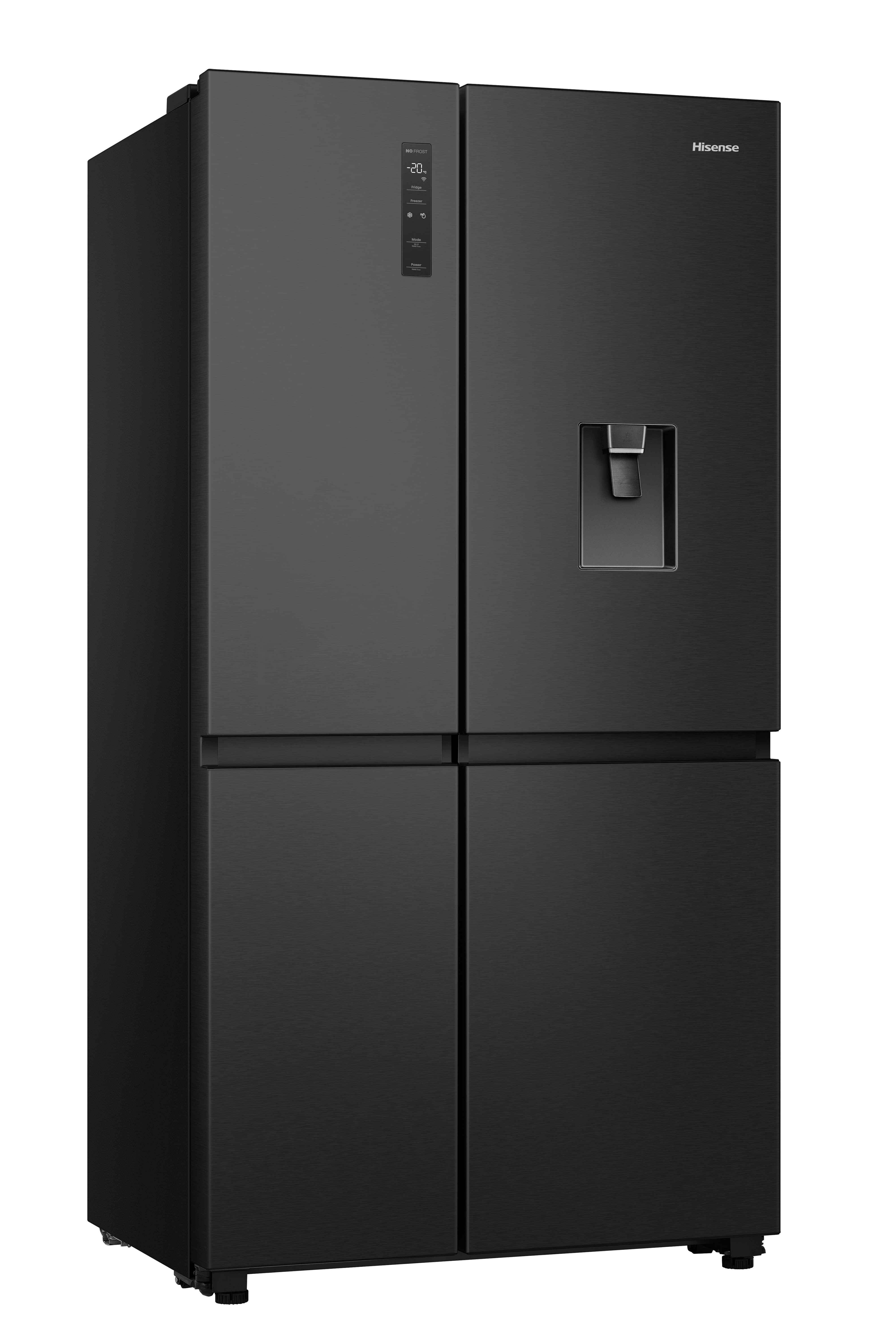 Hisense RS840N4WFE 60/40 91cm Frost Free American Fridge Freezer - Black Stainless Steel thumbnail image