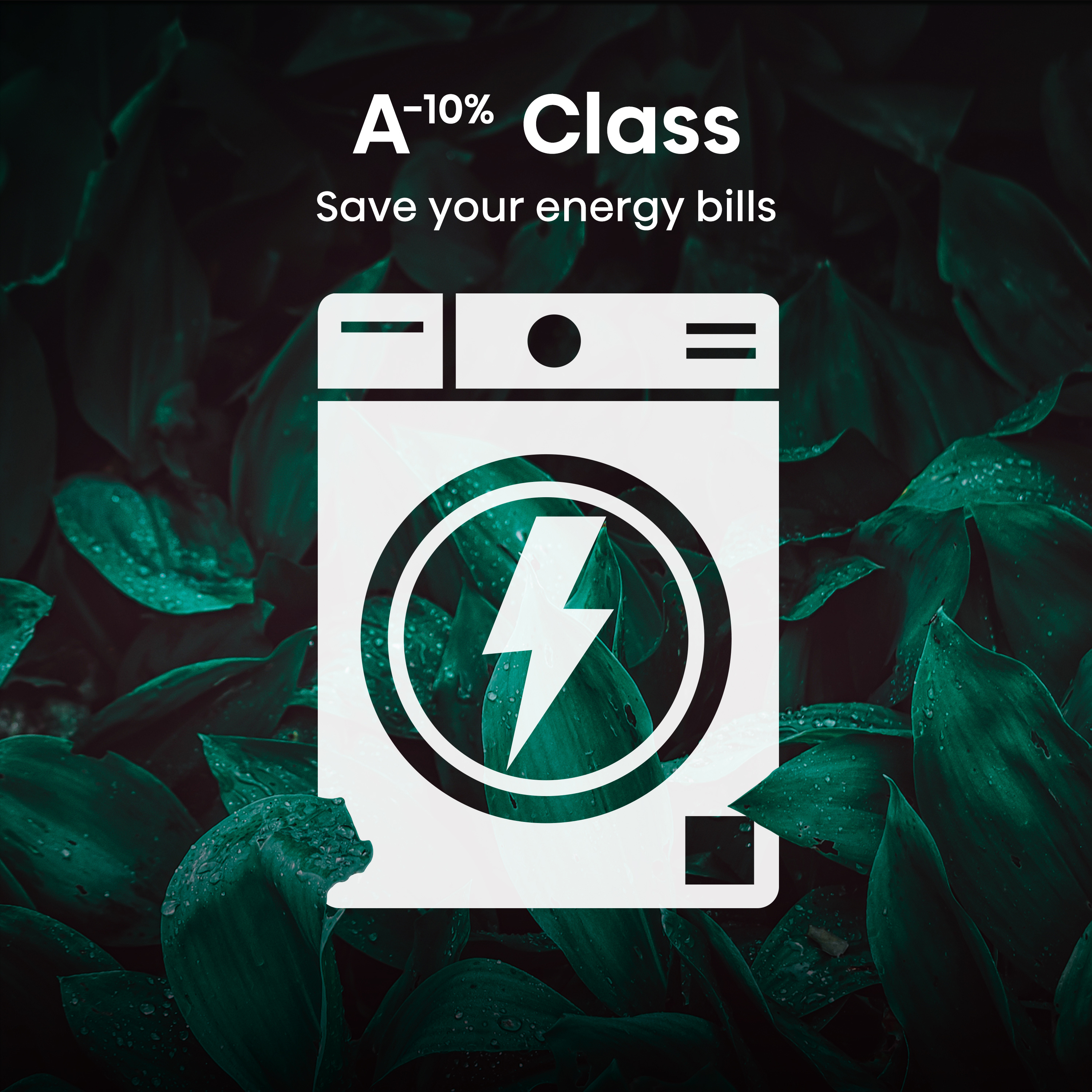 Hisense WF1Q1041BW 10kg 1400 Spin, Steam Washing Machine - White thumbnail image