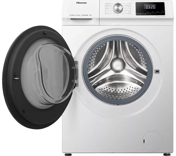 Hisense WFQA9014EVJM 9kg 1400 Spin  Washing Machine - White thumbnail image