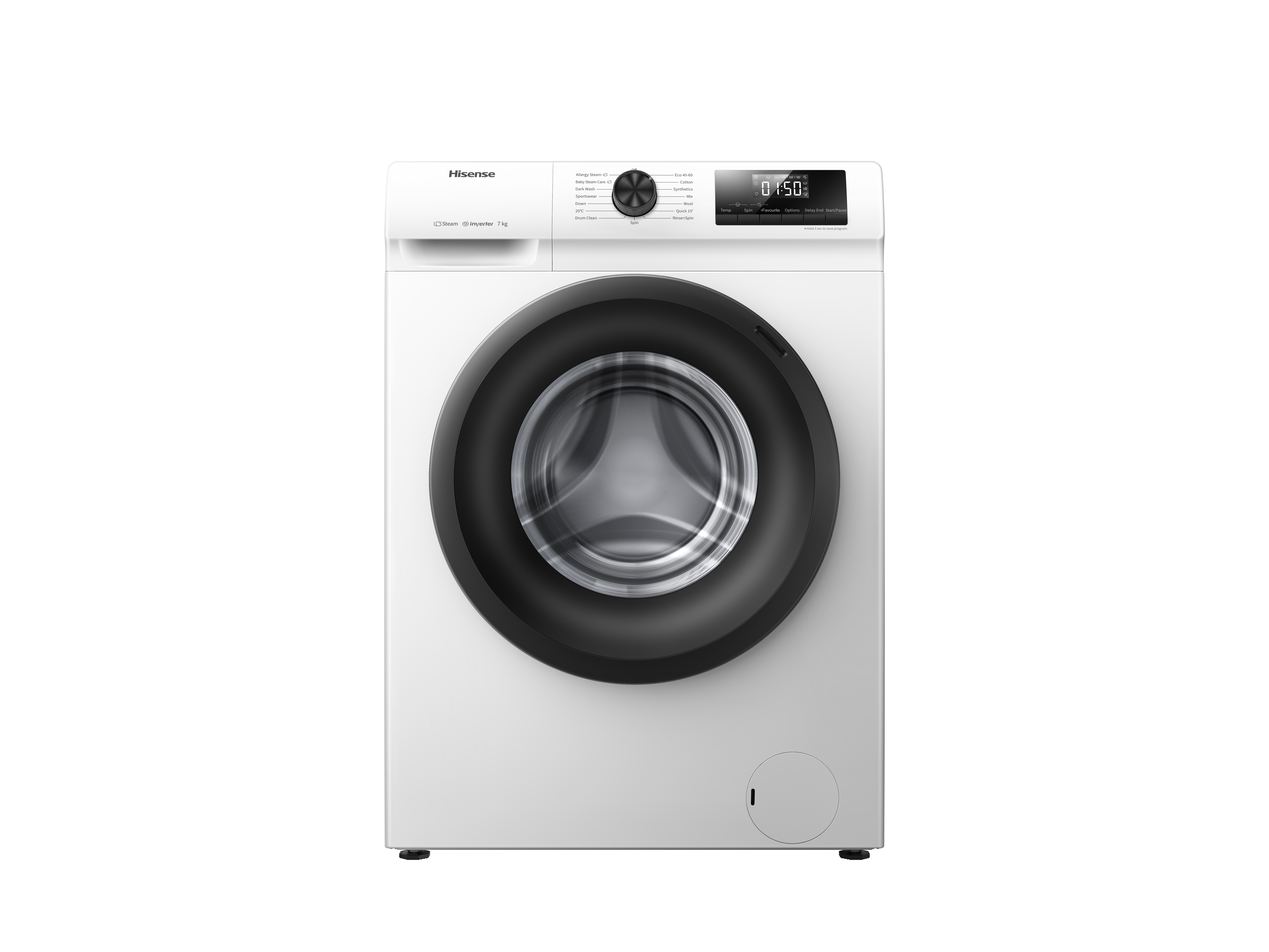 Hisense WFQP7012EVM 7kg 1200 Spin Washing Machine thumbnail image
