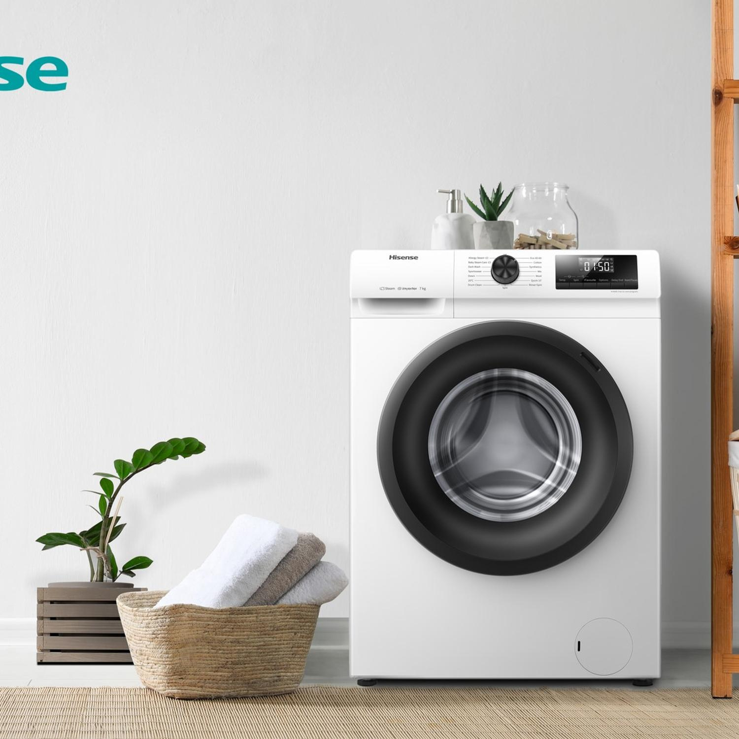 Hisense WFQP7012EVM 7kg 1200 Spin Washing Machine thumbnail image