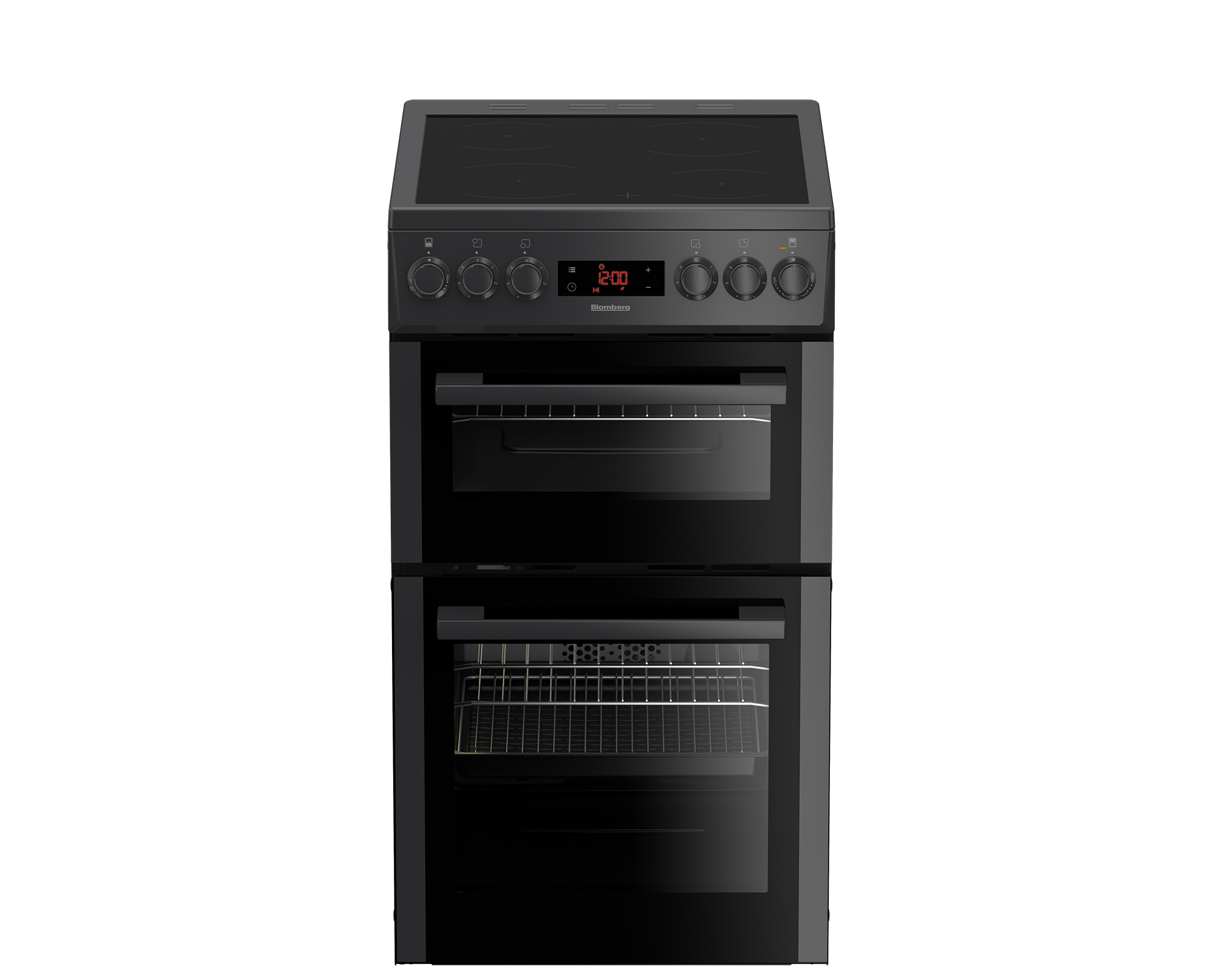 Blomberg HKS951N 50cm Double Oven Electric Cooker with Ceramic Hob - Anthracite thumbnail image