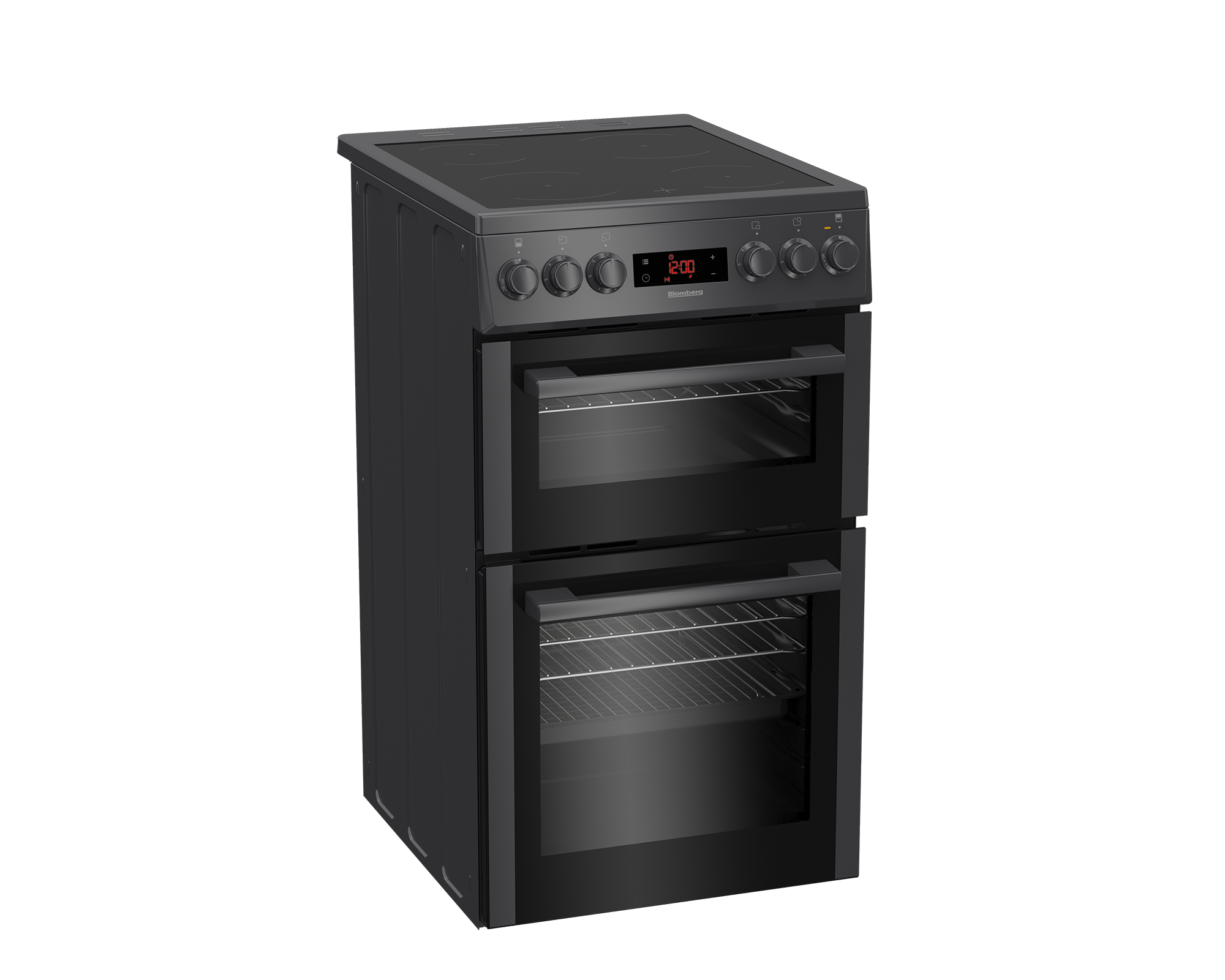 Blomberg HKS951N 50cm Double Oven Electric Cooker with Ceramic Hob - Anthracite thumbnail image