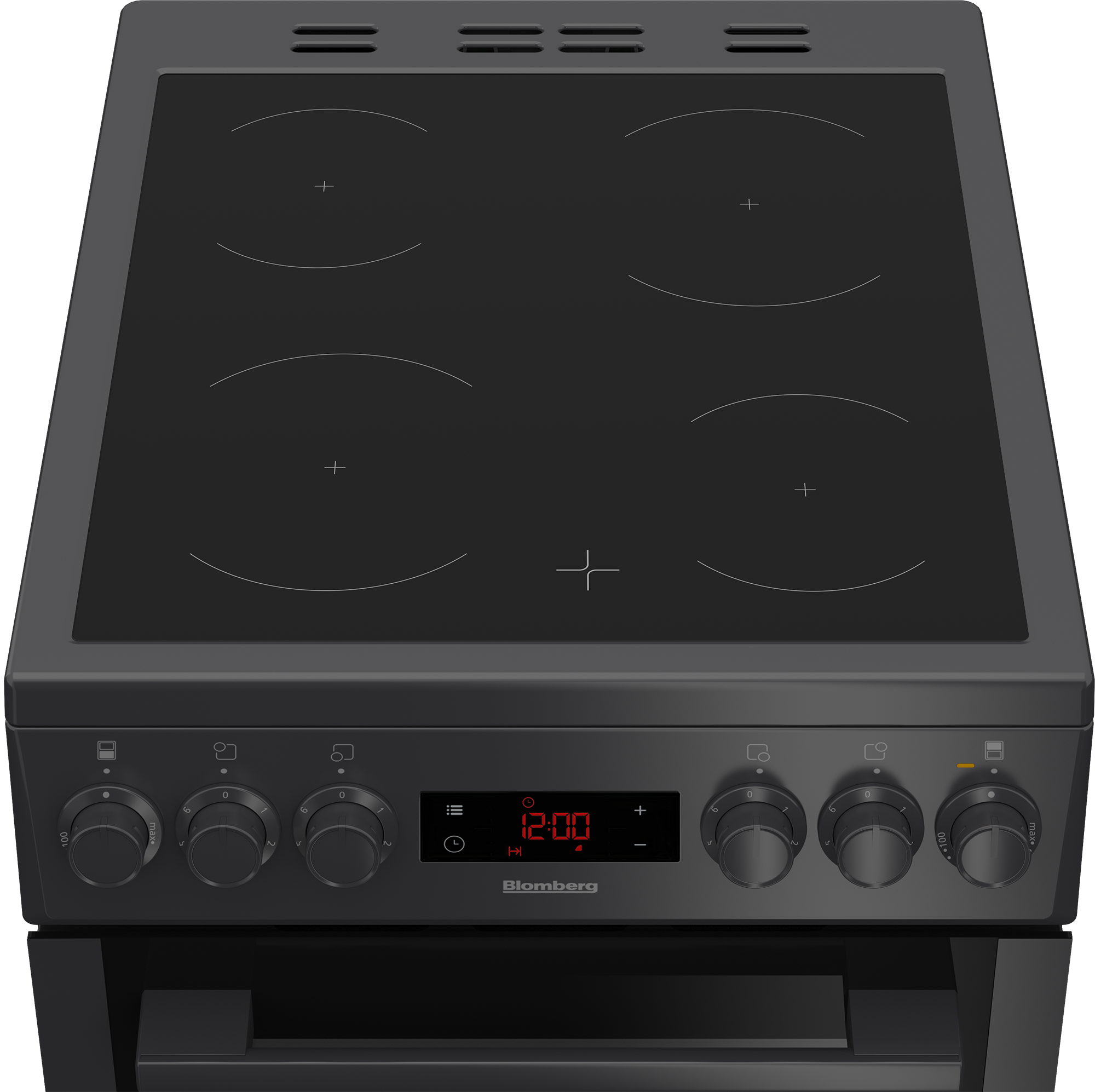 Blomberg HKS951N 50cm Double Oven Electric Cooker with Ceramic Hob - Anthracite thumbnail image