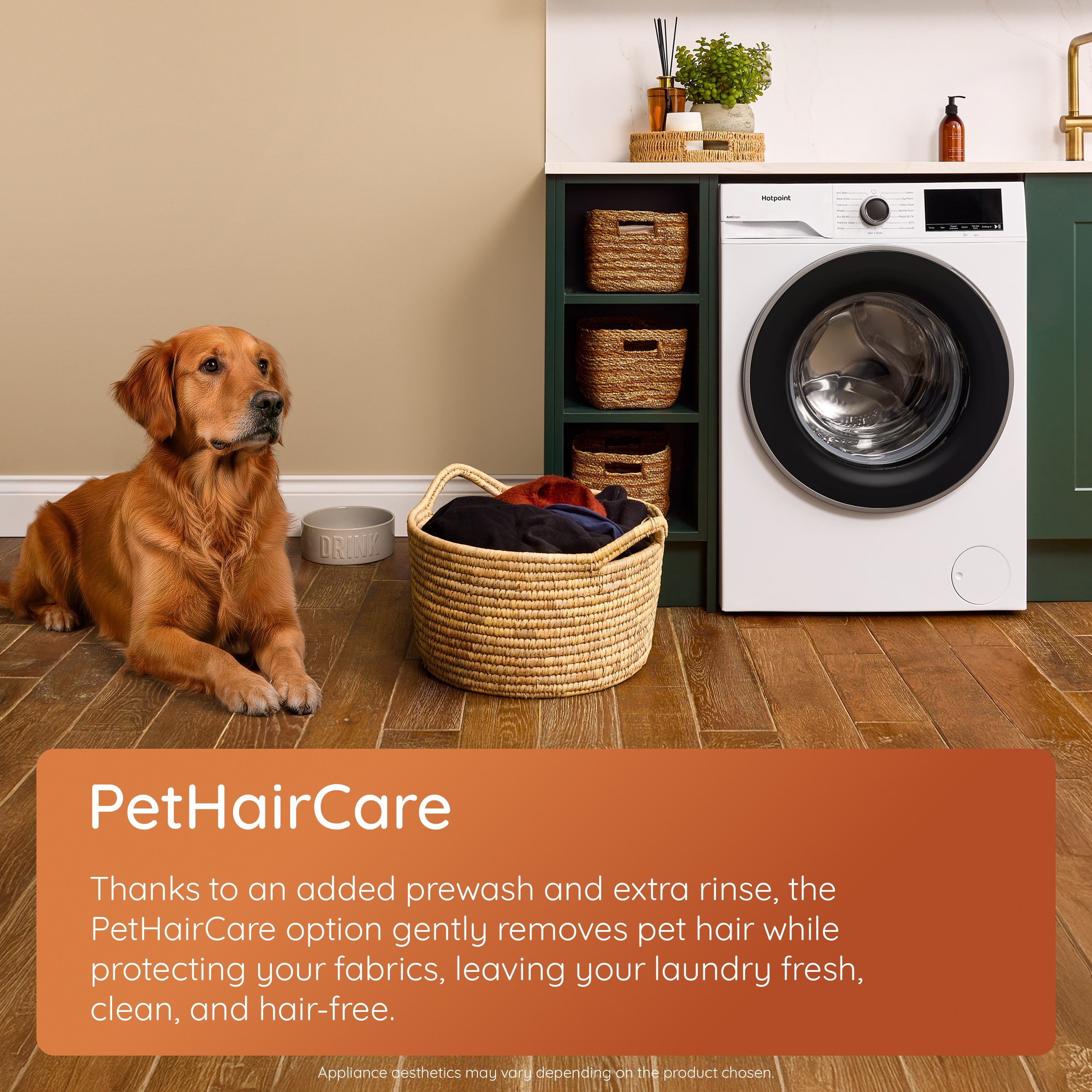 Hotpoint H101GANTISTAIN 10kg 1400 Spin Washing Machine with PetHairCare - Graphite thumbnail image