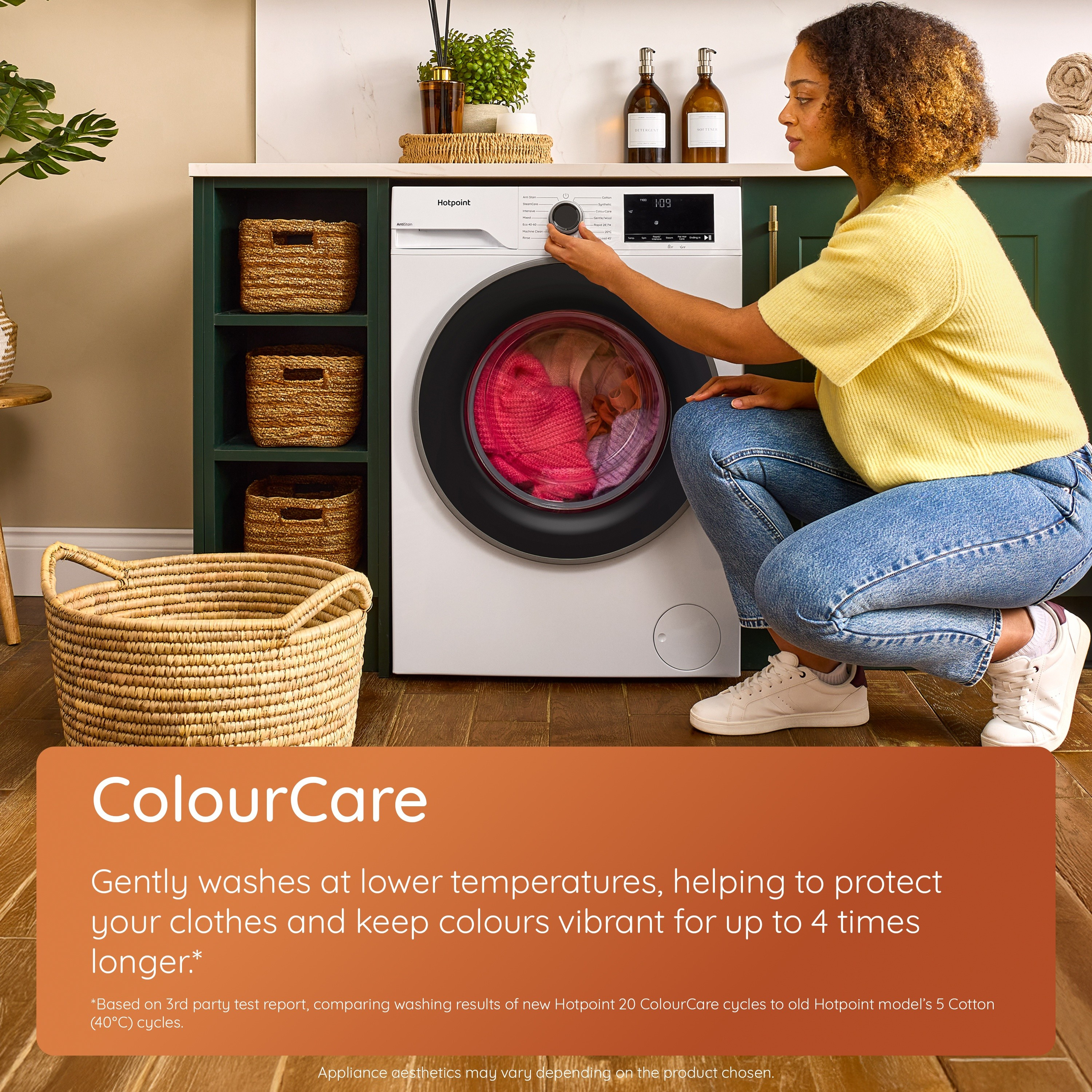 Hotpoint H101GANTISTAIN 10kg 1400 Spin Washing Machine with PetHairCare - Graphite thumbnail image