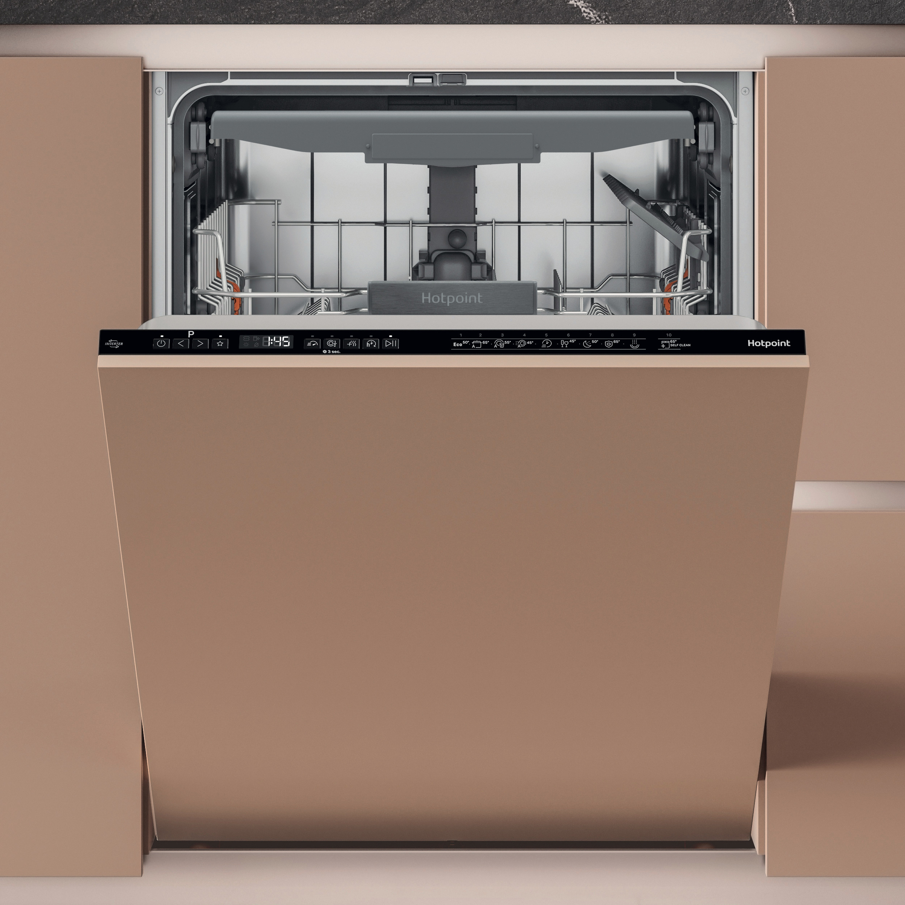 Hotpoint Maxi Space H7IC16M6 UK Integrated Dishwasher with Third Rack - 16 Place Settings thumbnail image