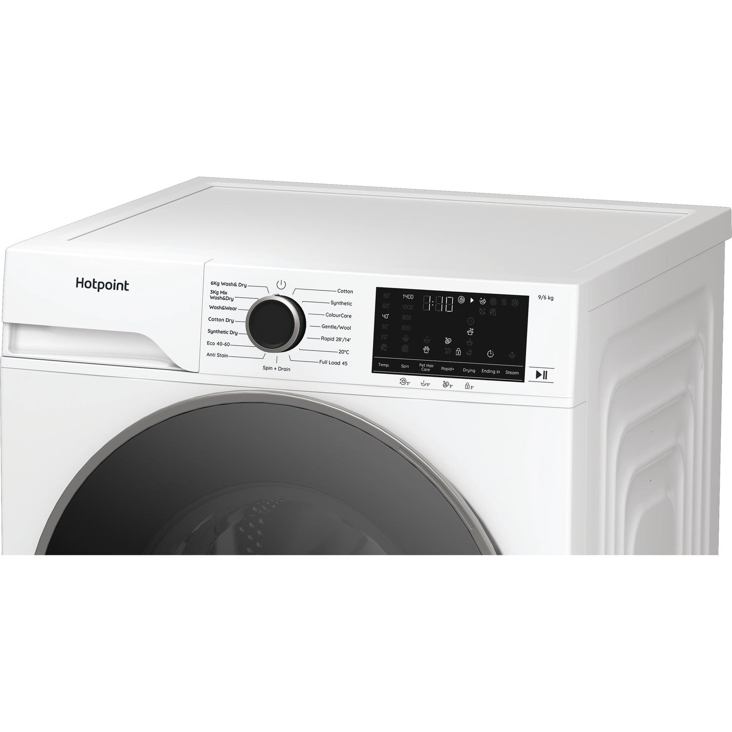 Hotpoint HBD9681ANTSTAIN 9kg/6kg 1400 Spin Washer Dryer thumbnail image