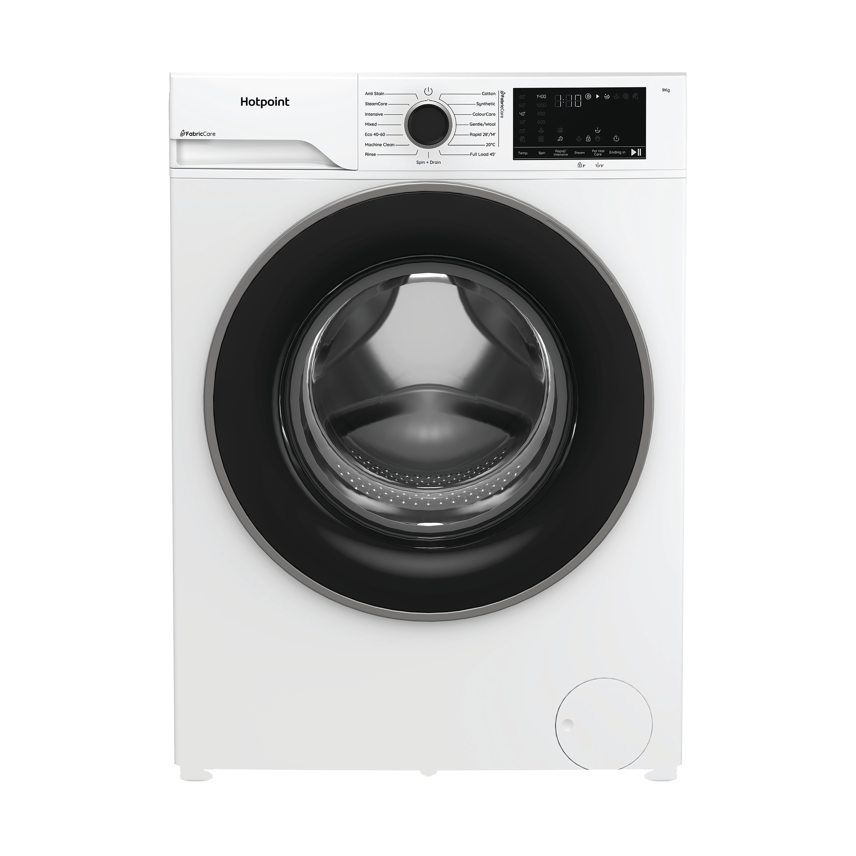Hotpoint HBWH 93 CARE UK 9kg 1400 spin Washing Machine - White thumbnail image