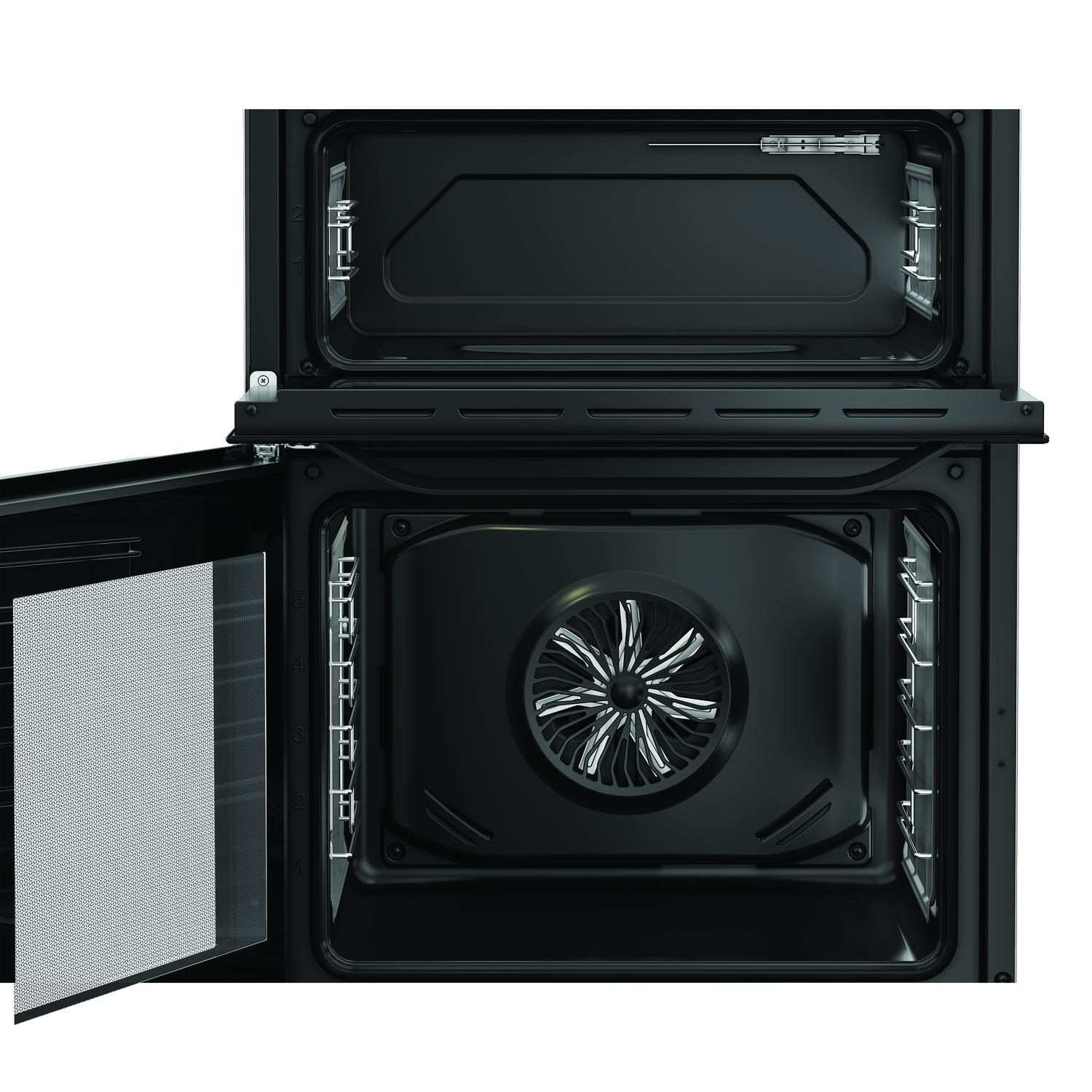 Hotpoint HDE6VDC2B1 60cm Double Oven Electric Cooker with Ceramic Hob  thumbnail image