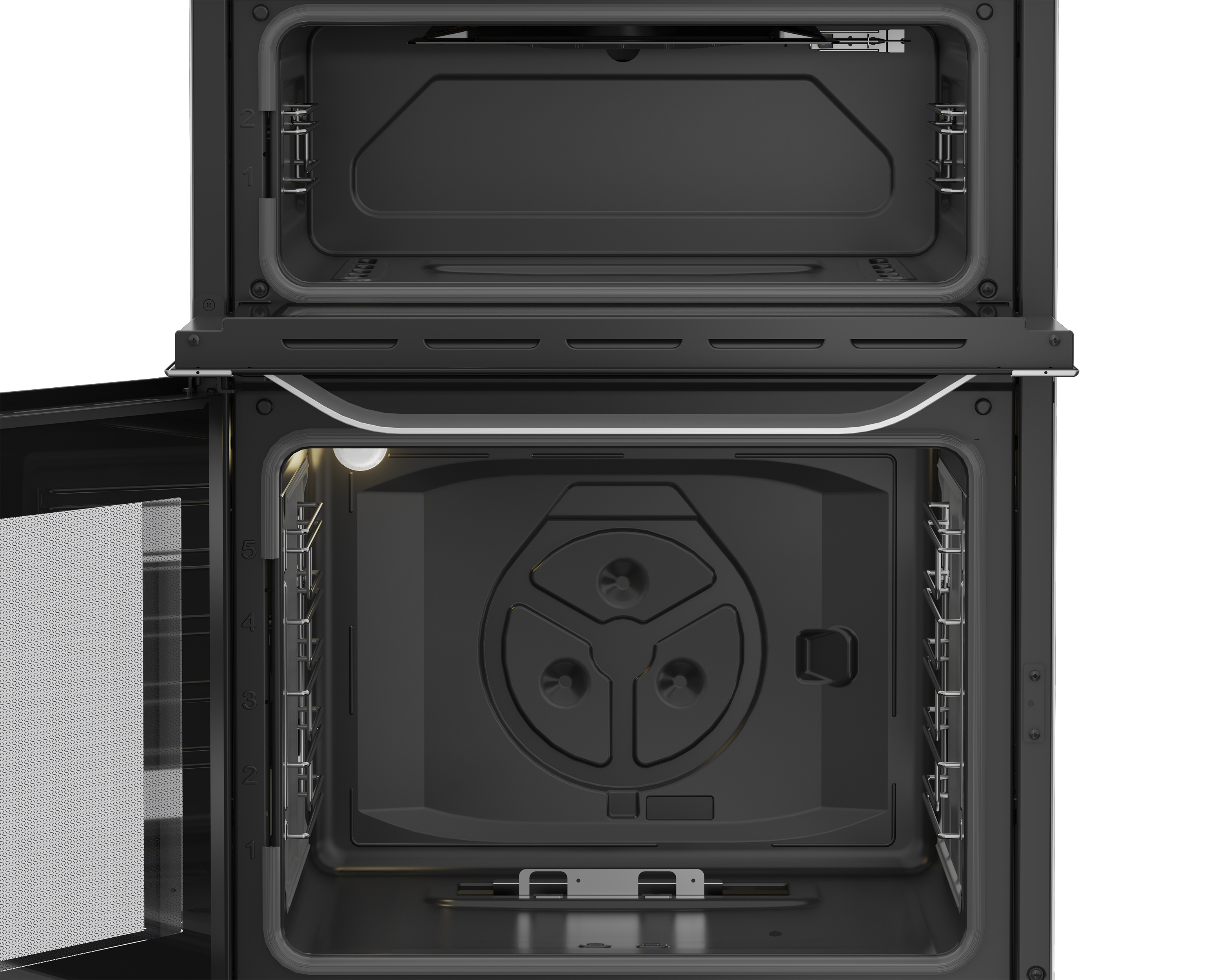 Hotpoint HDG6GDCX 60cm Double Oven Gas Cooker with Gas Hob - Stainless Steel thumbnail image