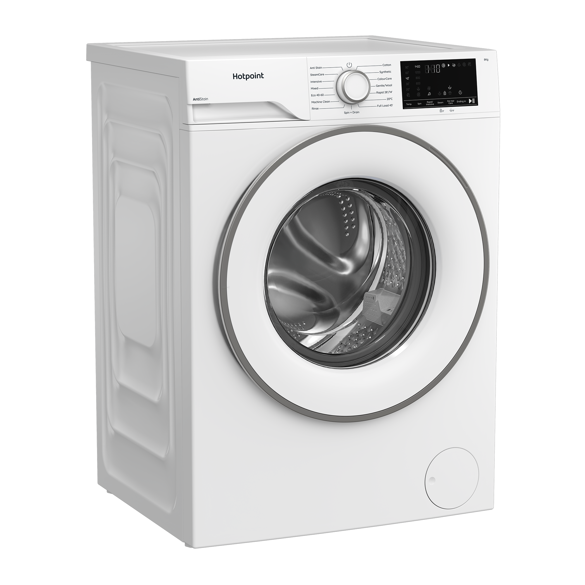 Hotpoint HEV841WUK 8kg 1400 Spin Washing Machine - White thumbnail image