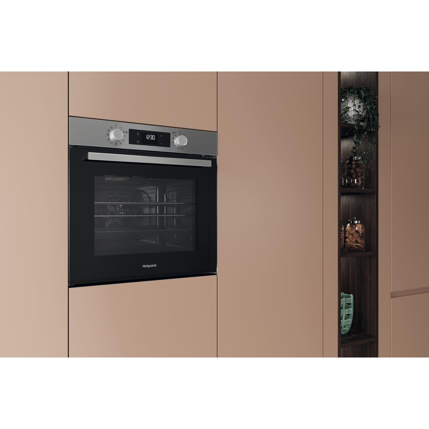 Hotpoint HO278PXUK 59.5cm Built In Electric Single Oven - Silver thumbnail image
