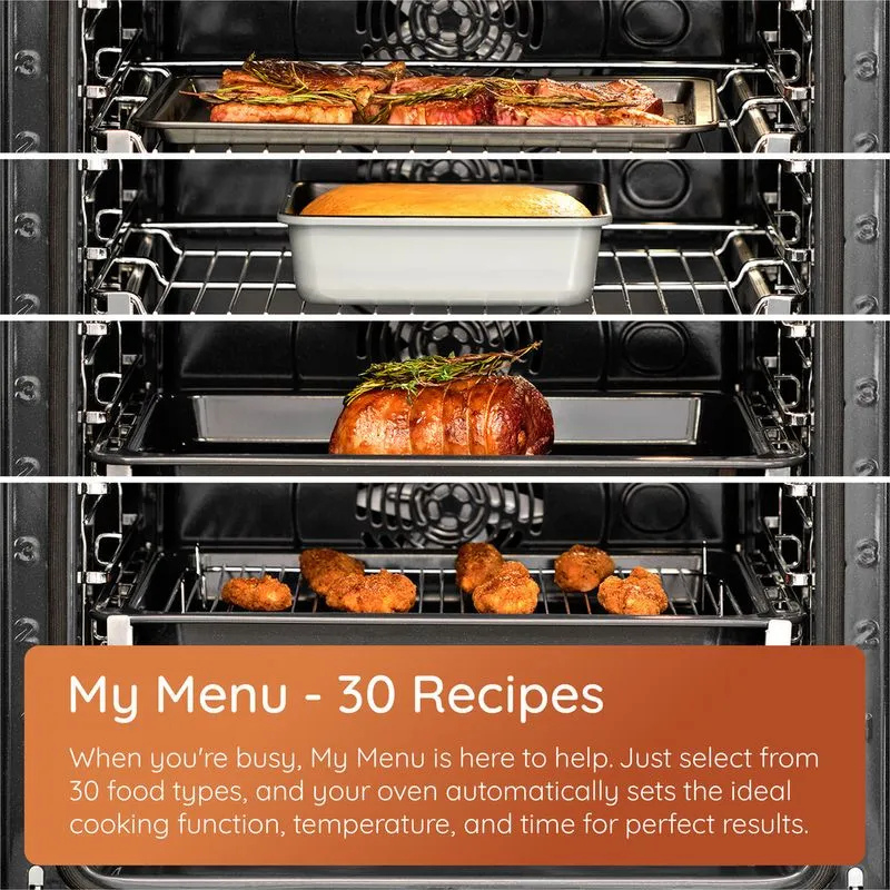 Hotpoint HOI4S8PM0BUK 60cm Built-In Single Pyrolytic Oven with Active Multiflow and Air Fry thumbnail image