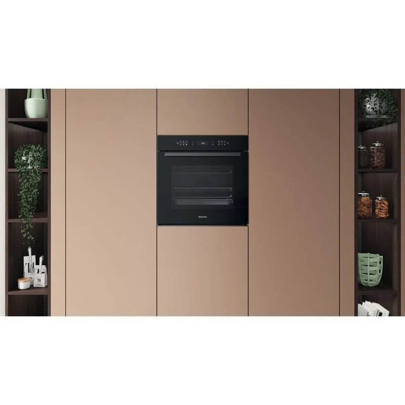 Hotpoint HOI68PT1SBUK 60cm Built-In Single Pyrolytic Oven with Active Multiflow and Air Fry thumbnail image