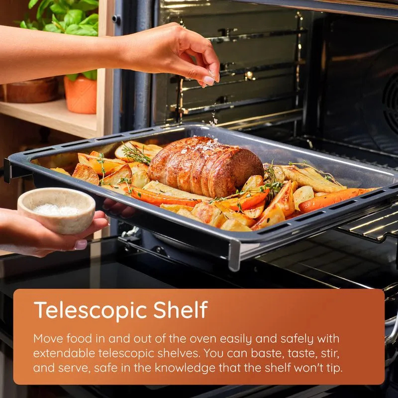 Hotpoint HOI68PT1SBUK 60cm Built-In Single Pyrolytic Oven with Active Multiflow and Air Fry thumbnail image