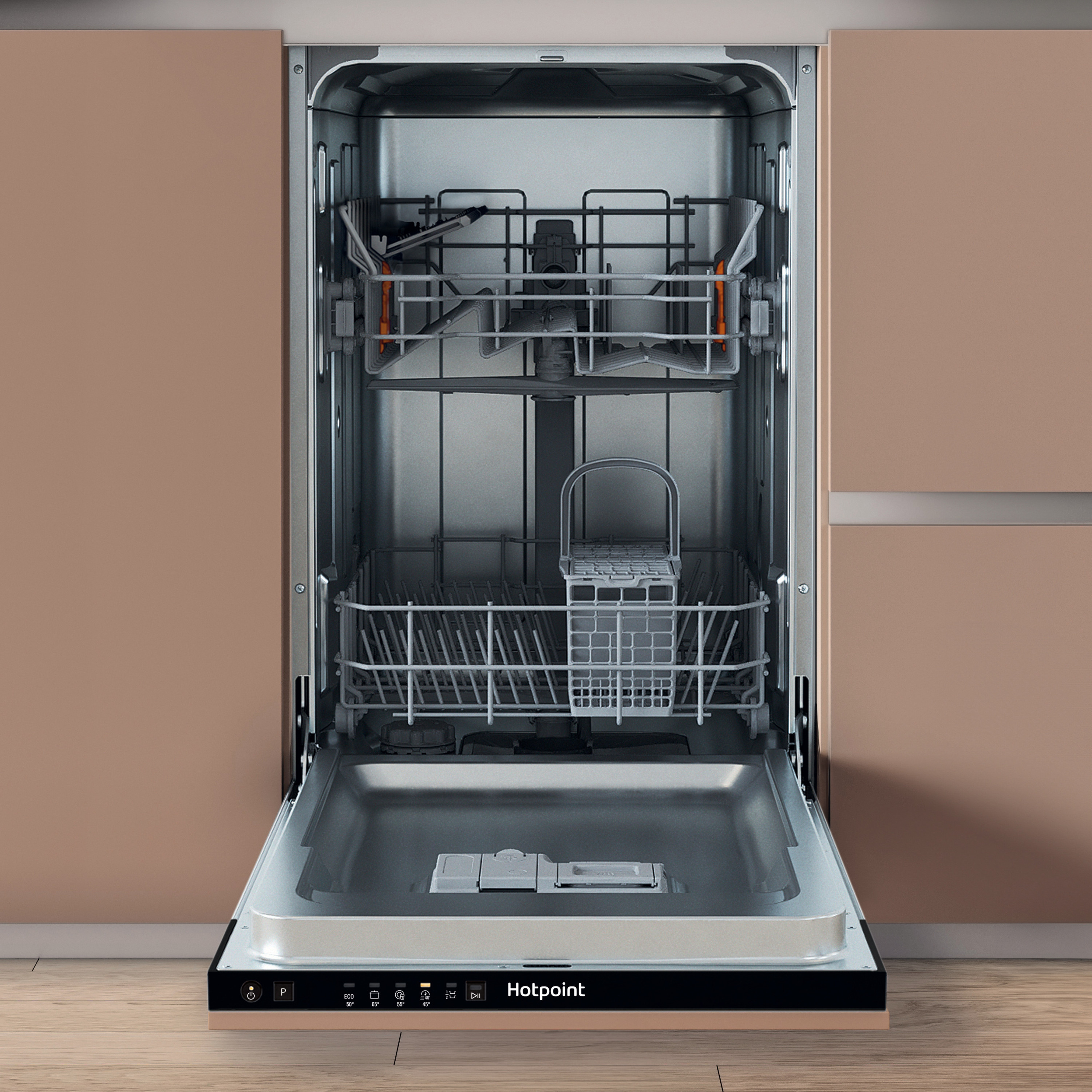 Hotpoint HP2ID10CS80UK  Integrated Slimline Dishwasher - 10 Place Settings thumbnail image