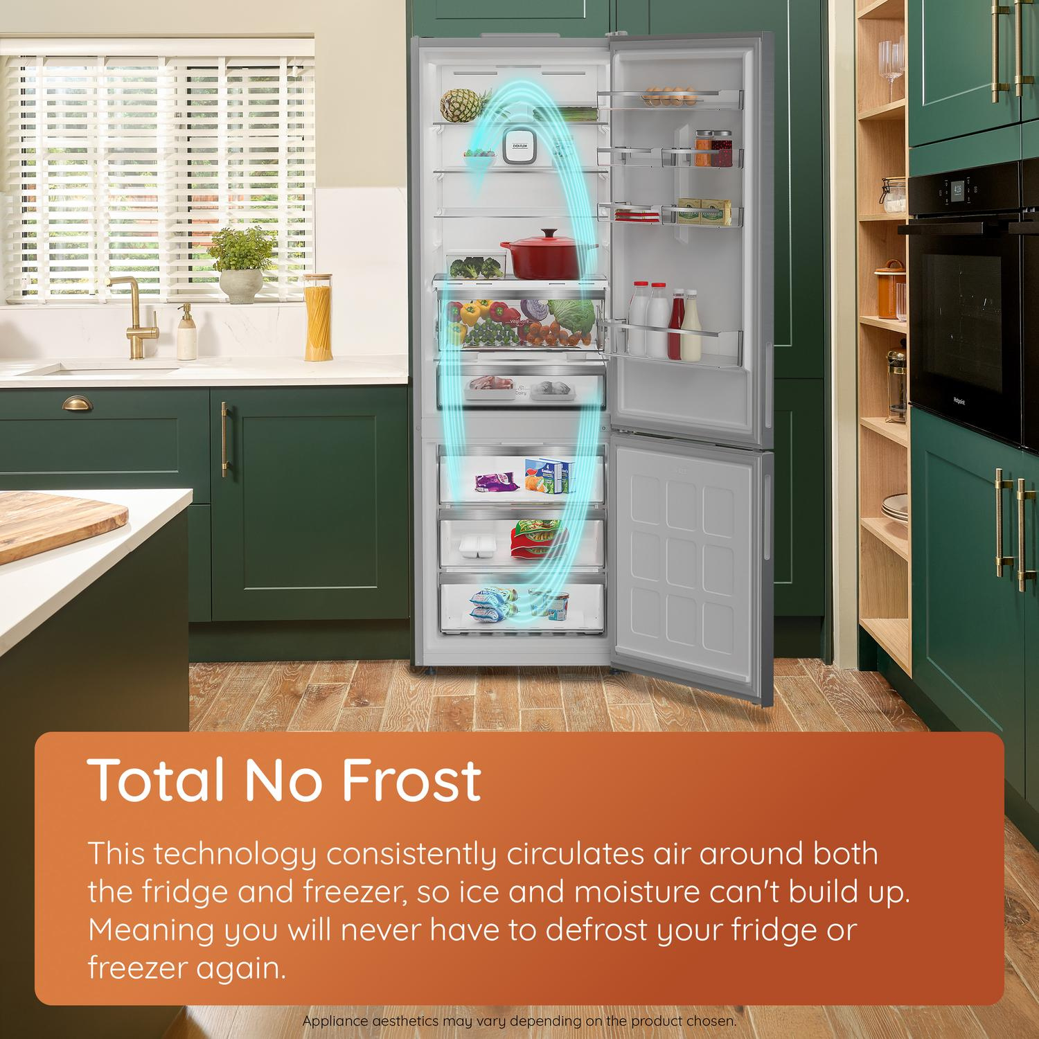 Hotpoint VitalCare HPKF3241W4UK Total No Frost Fridge Freezer – White thumbnail image