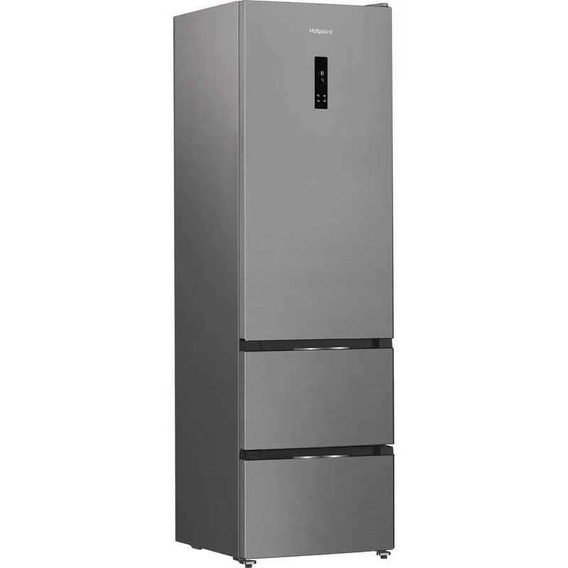Hotpoint HPKF 5351 XP4UK Dual No Frost 3 Door American Fridge Freezer with VitalCare - Brushed Steel thumbnail image