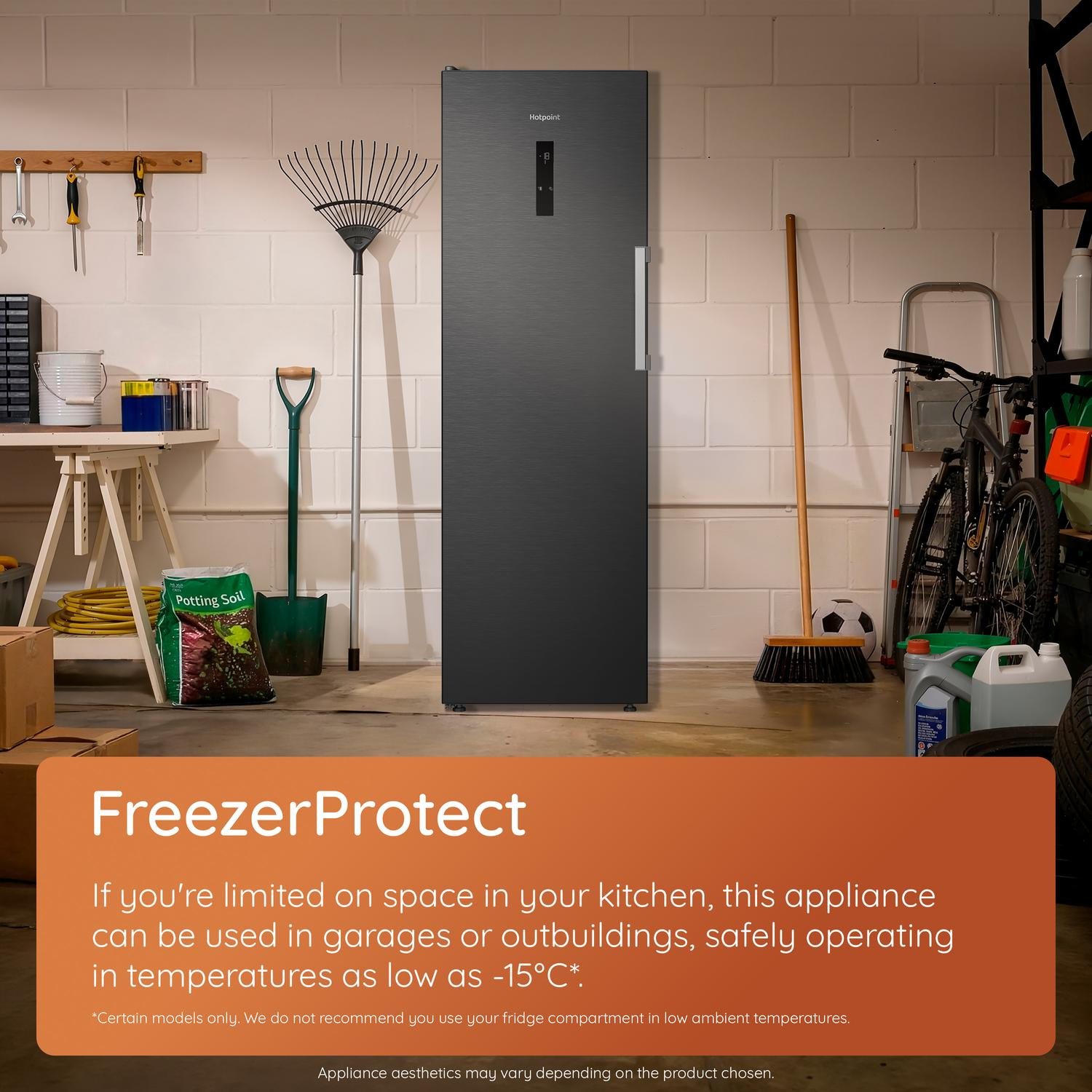 Hotpoint HPKF6353XBR4UK Freestanding 59.7cm 60/40  Fridge Freezer - Inox thumbnail image