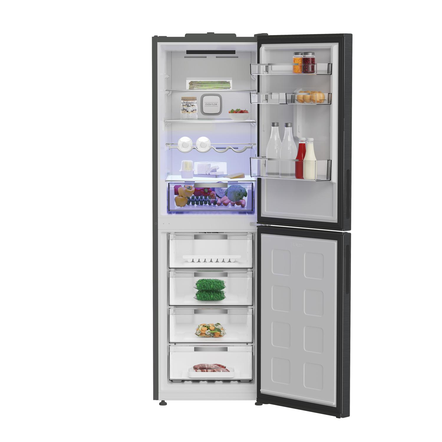 Hotpoint HPKF6353XBR4UK Freestanding 59.7cm 60/40  Fridge Freezer - Inox thumbnail image