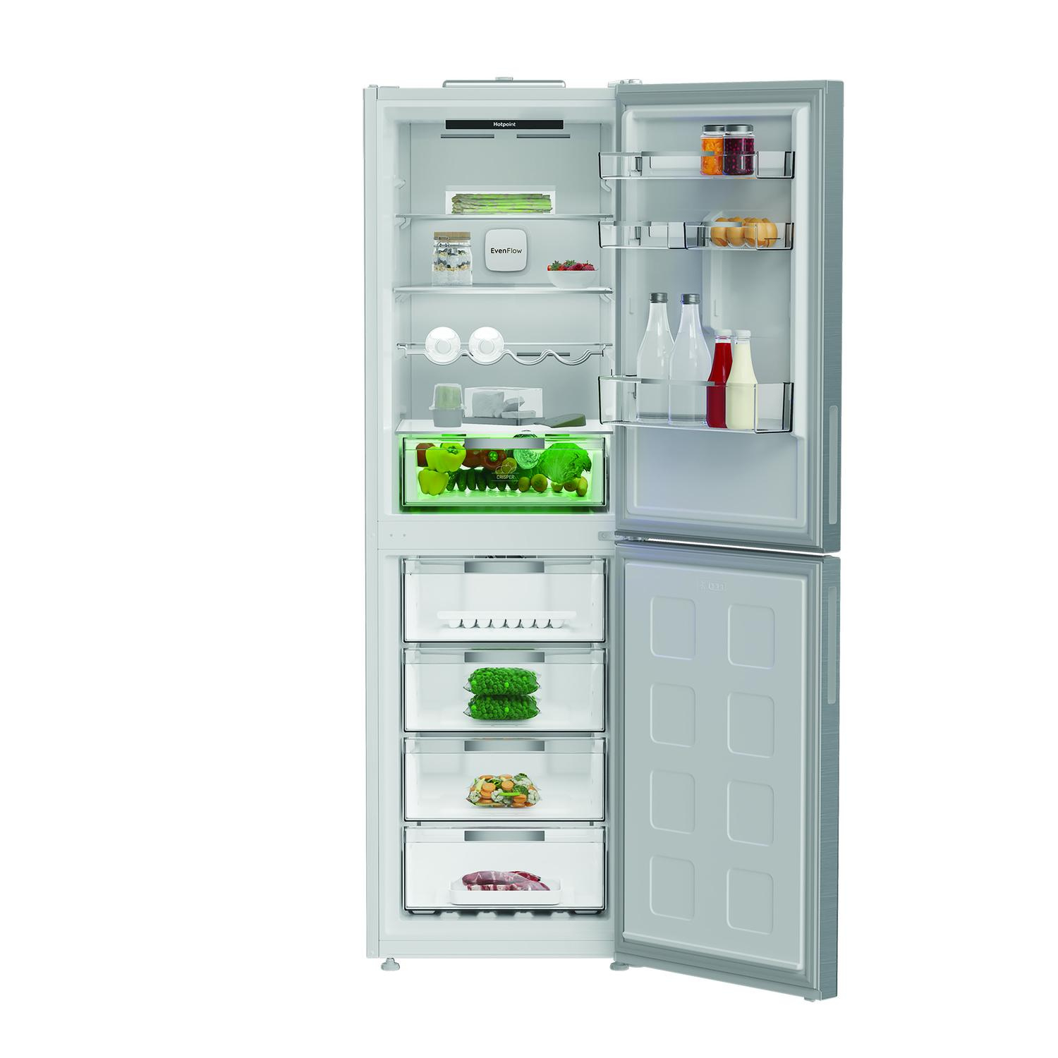 Hotpoint HPKF6353XP4UK 60/40 No Frost Fridge Freezer - Pet Inox thumbnail image