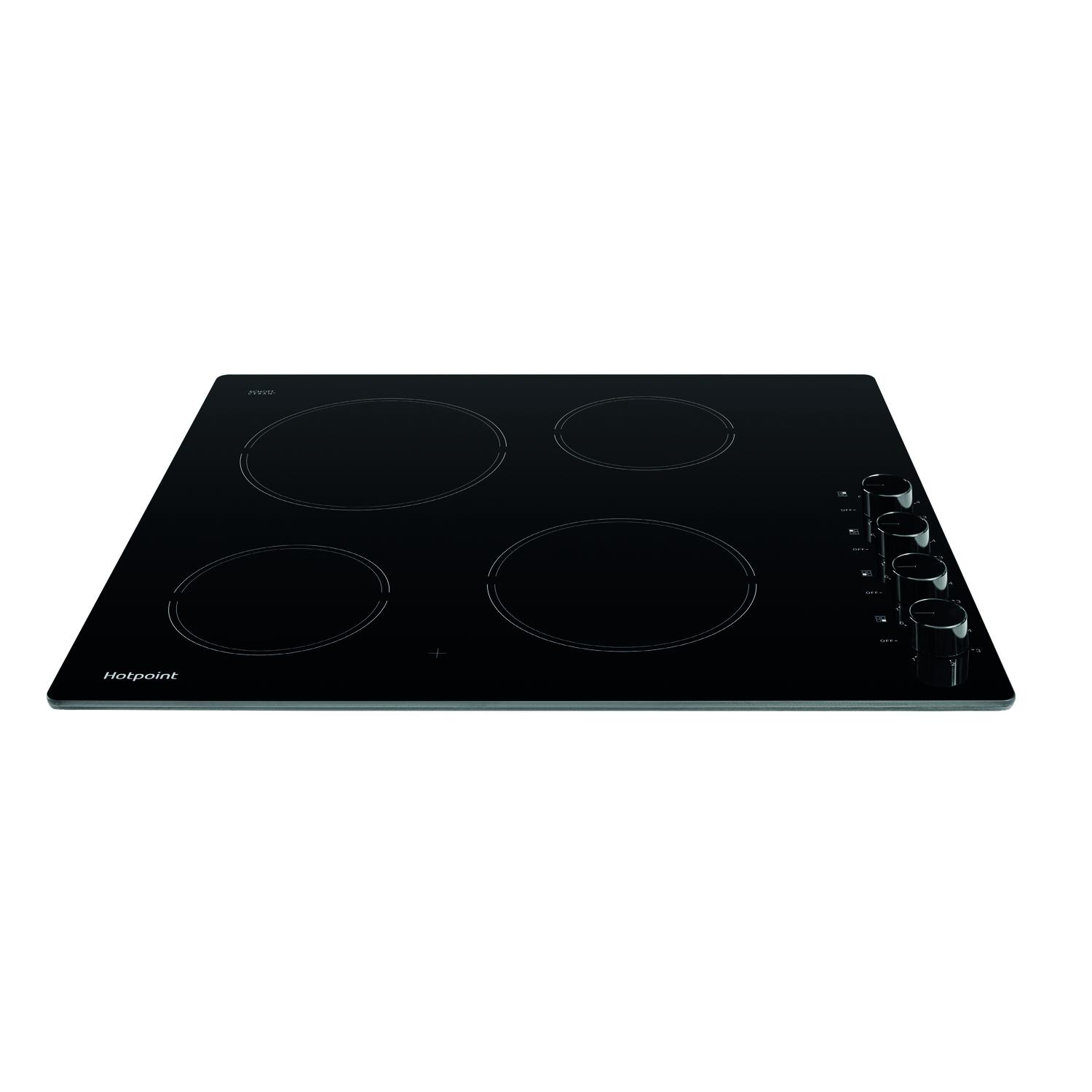 Hotpoint HR620RH 58cm Ceramic Hob - Black thumbnail image