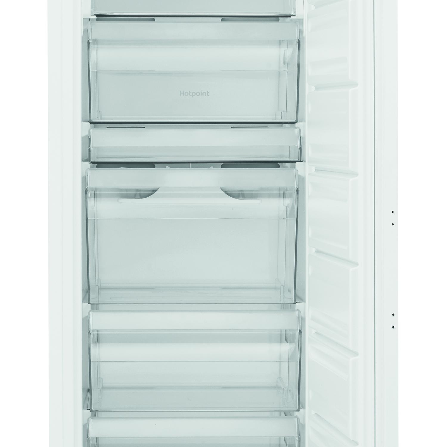 Hotpoint HTSD18F013H1BI 54cm Integrated Tall Freezer - White thumbnail image
