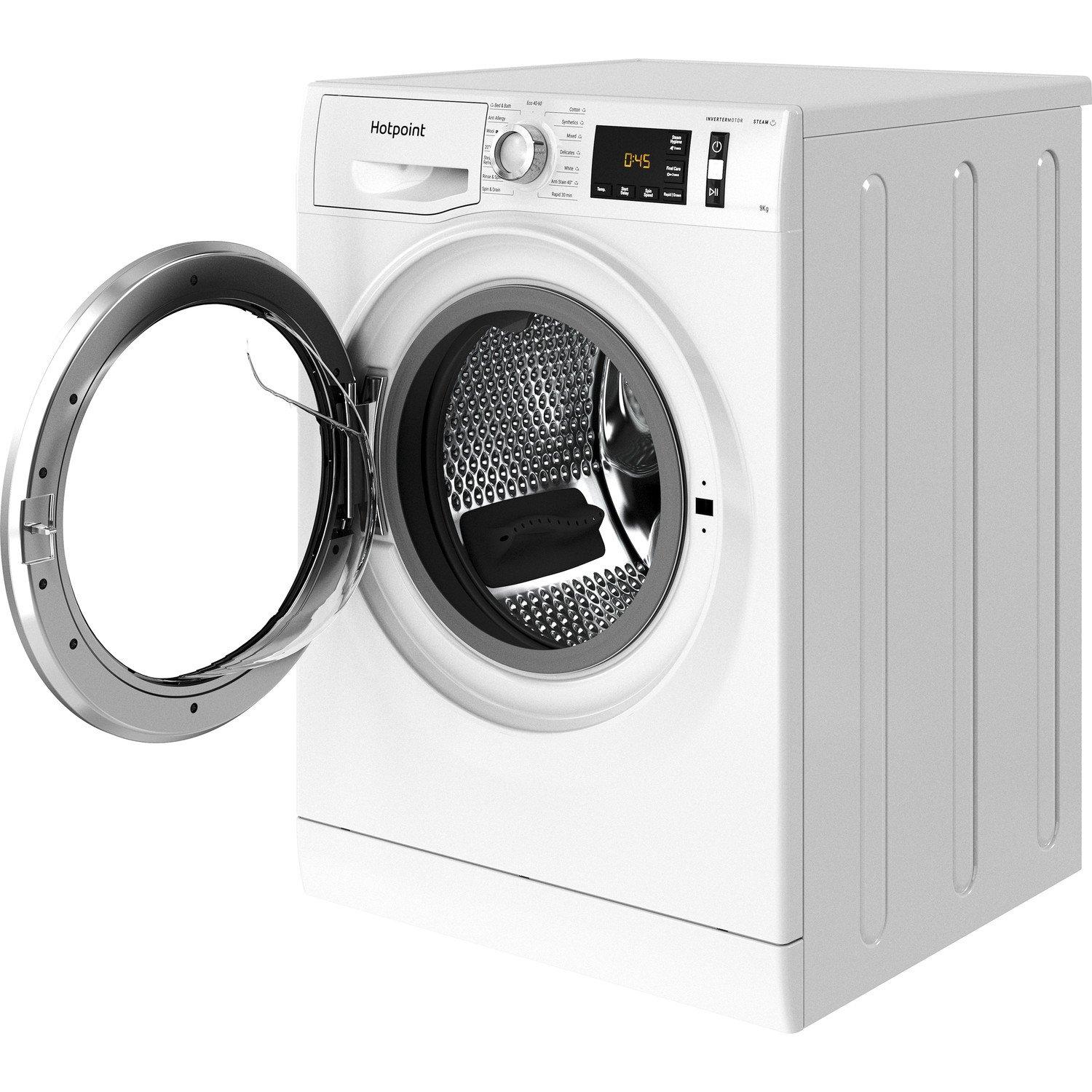 Hotpoint NM11948WSAUK 9kg 1400 Spin Washing Machine - White thumbnail image