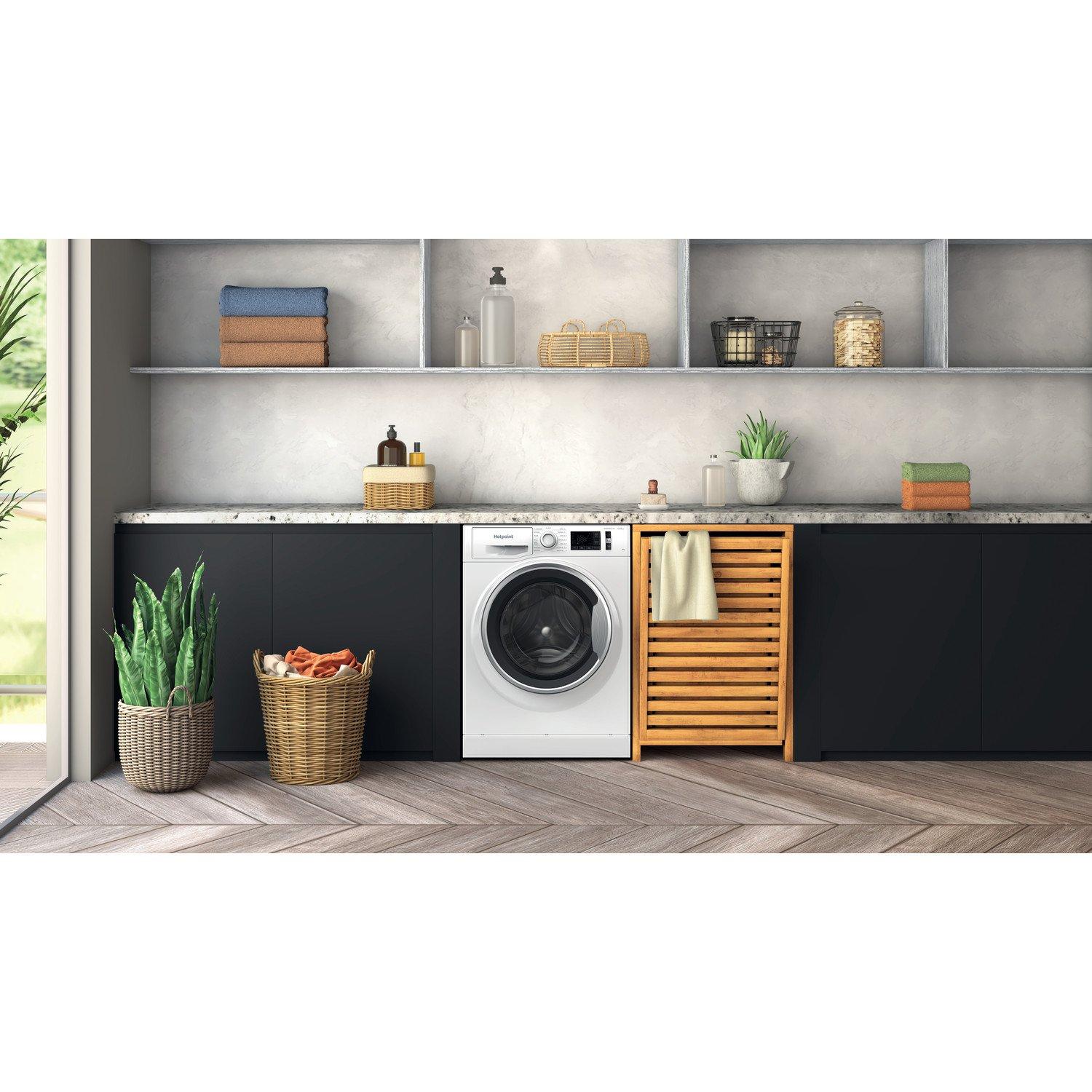 Hotpoint NM11948WSAUK 9kg 1400 Spin Washing Machine - White thumbnail image