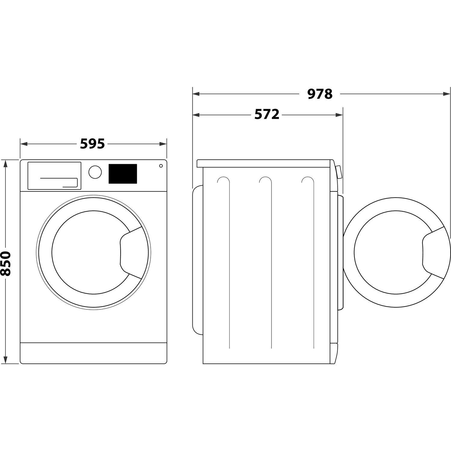 Hotpoint NSWE7469WSUK 7kg 1400 Spin Washing Machine  thumbnail image